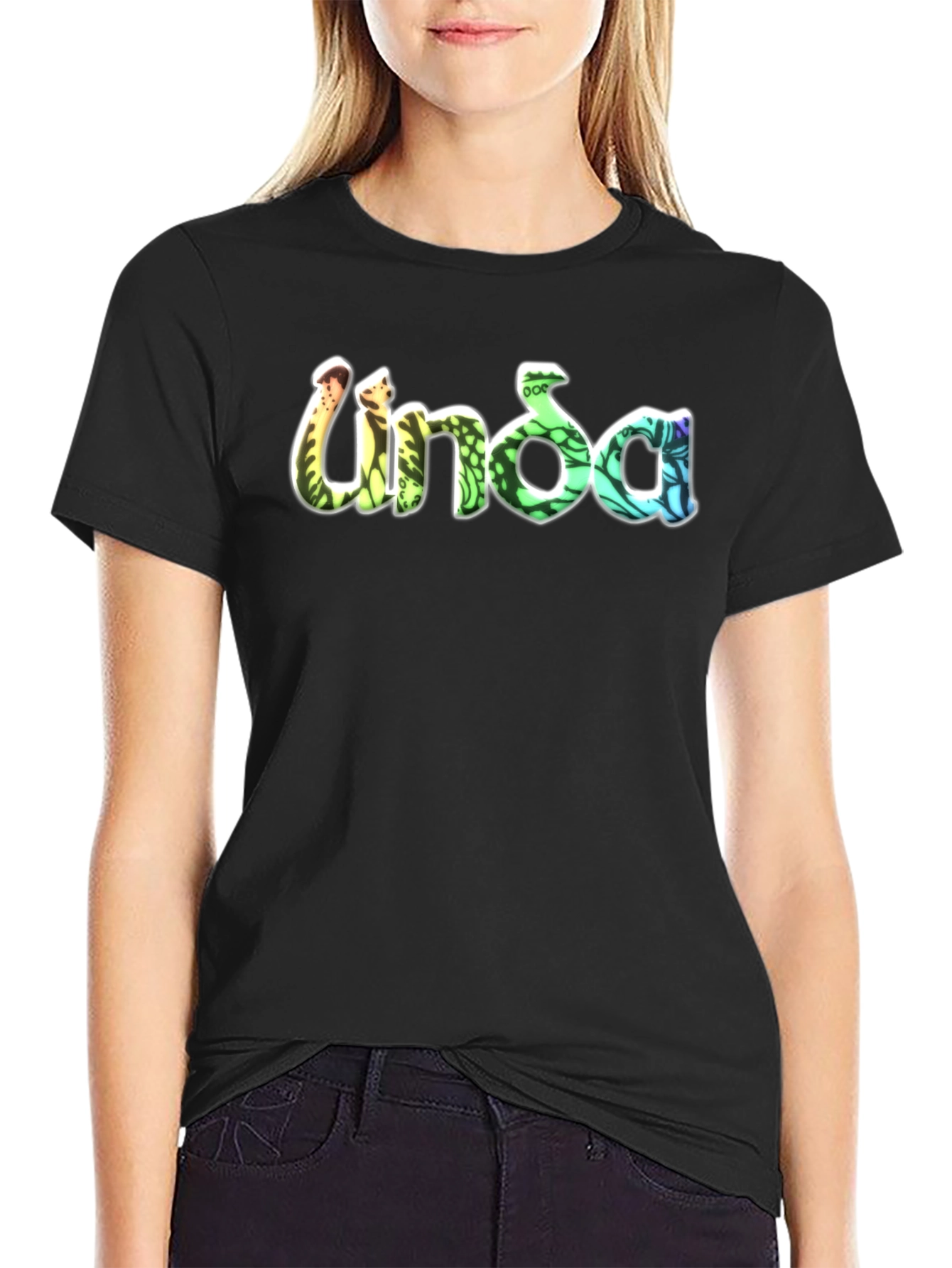 Linda Graphic T-Shirt - Unique Pattern Tee