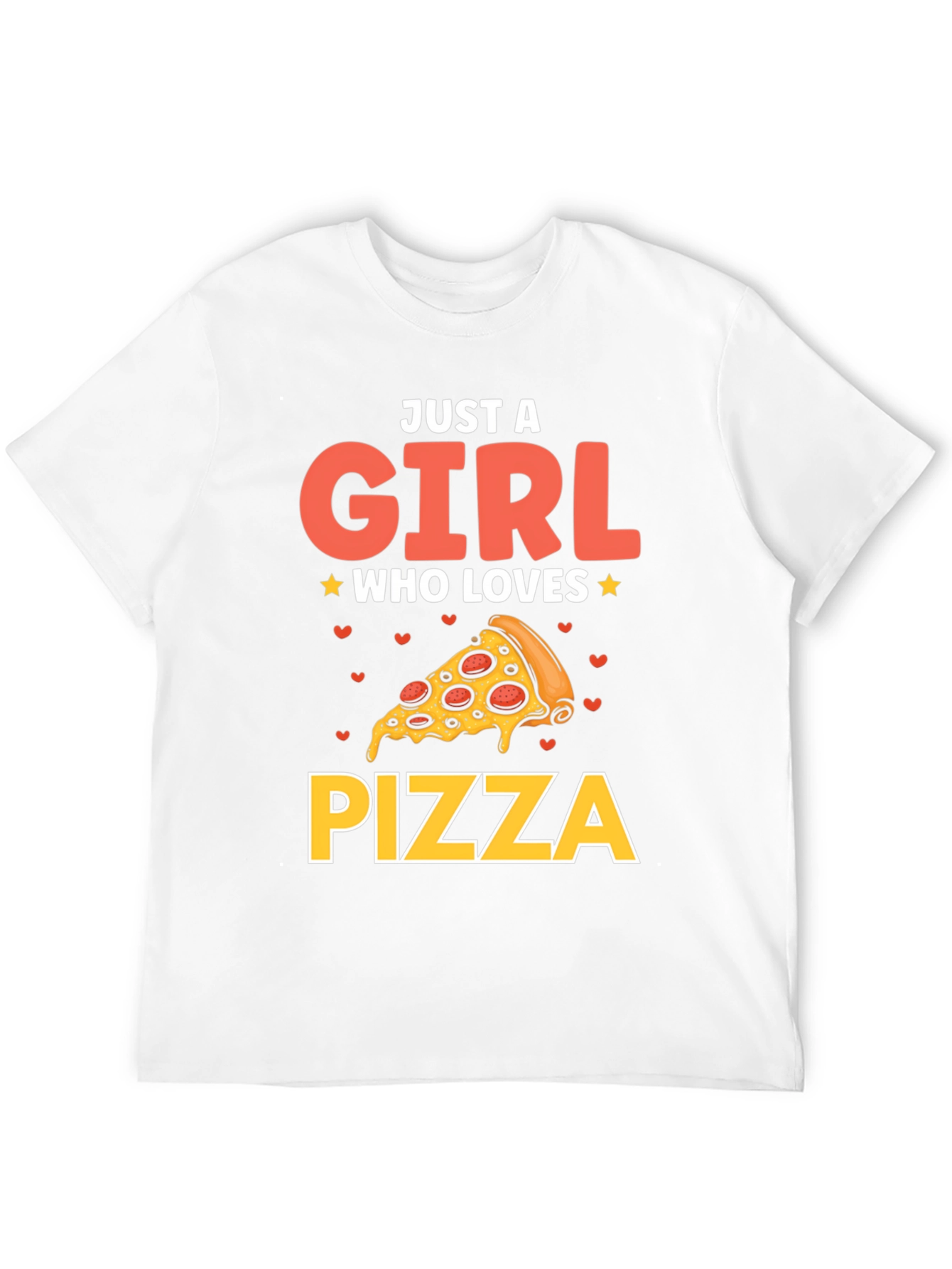 Just A Girl Who Loves Pizza T-Shirt