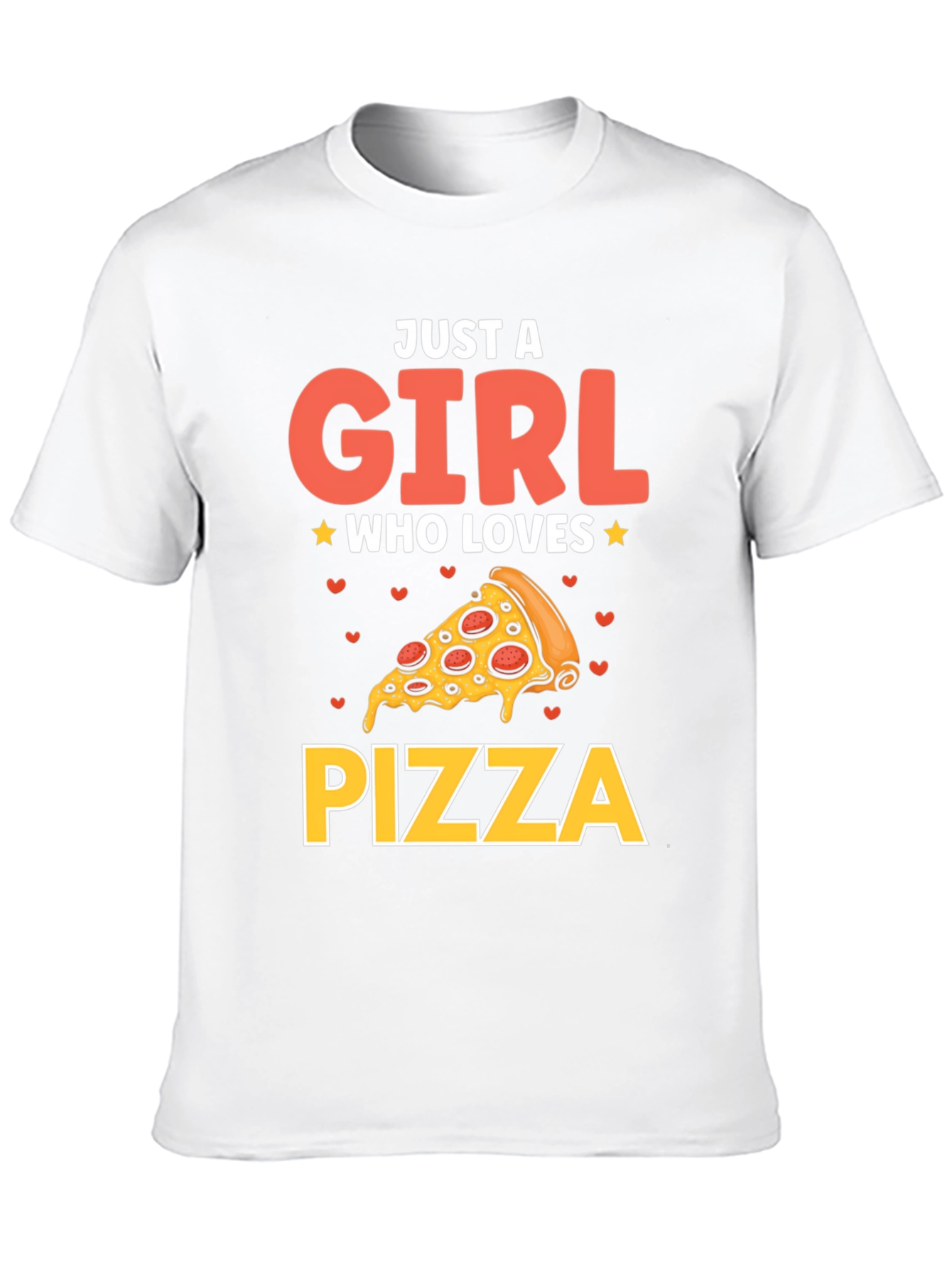 Just A Girl Who Loves Pizza T-Shirt