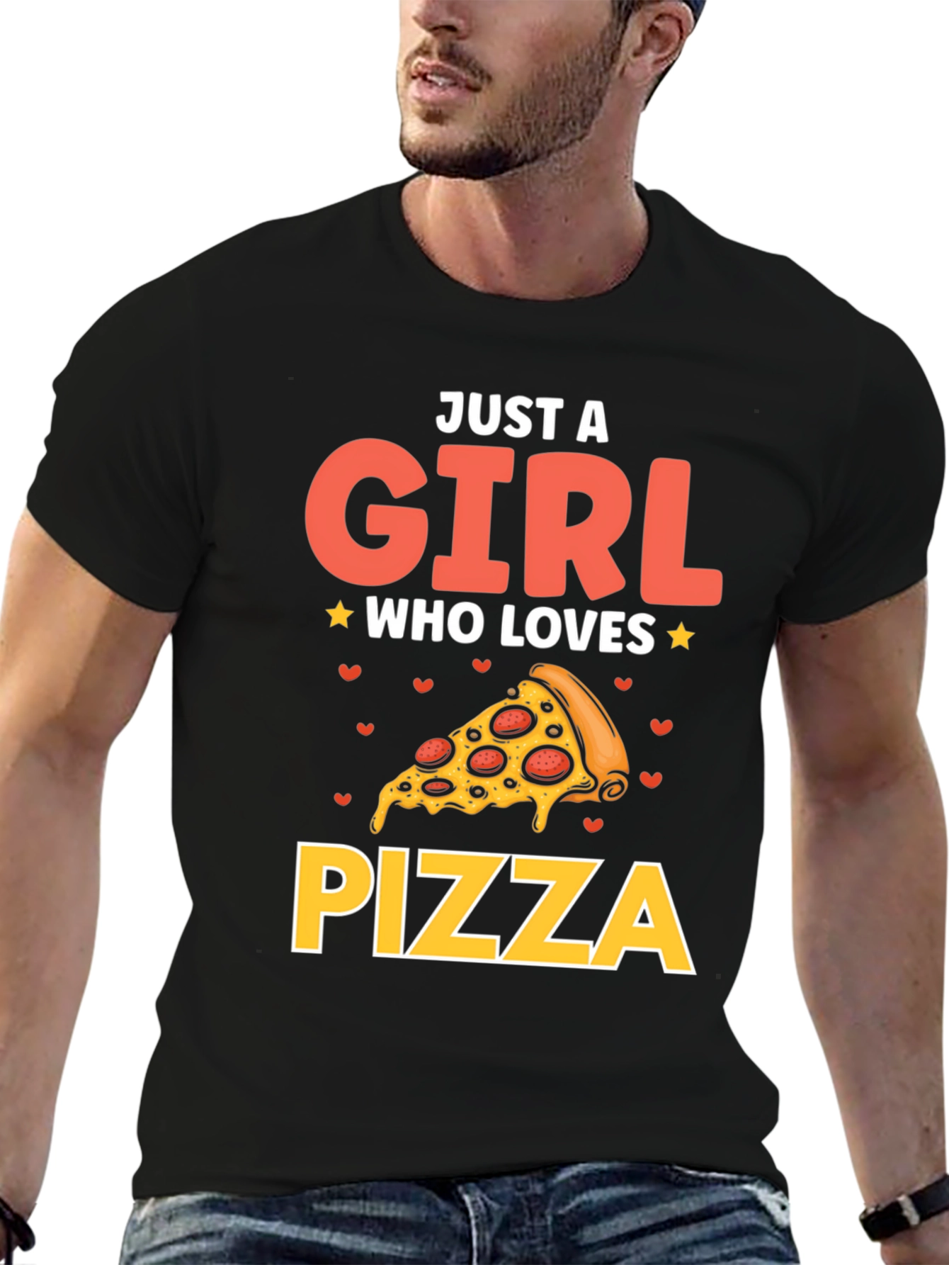 Just A Girl Who Loves Pizza T-Shirt