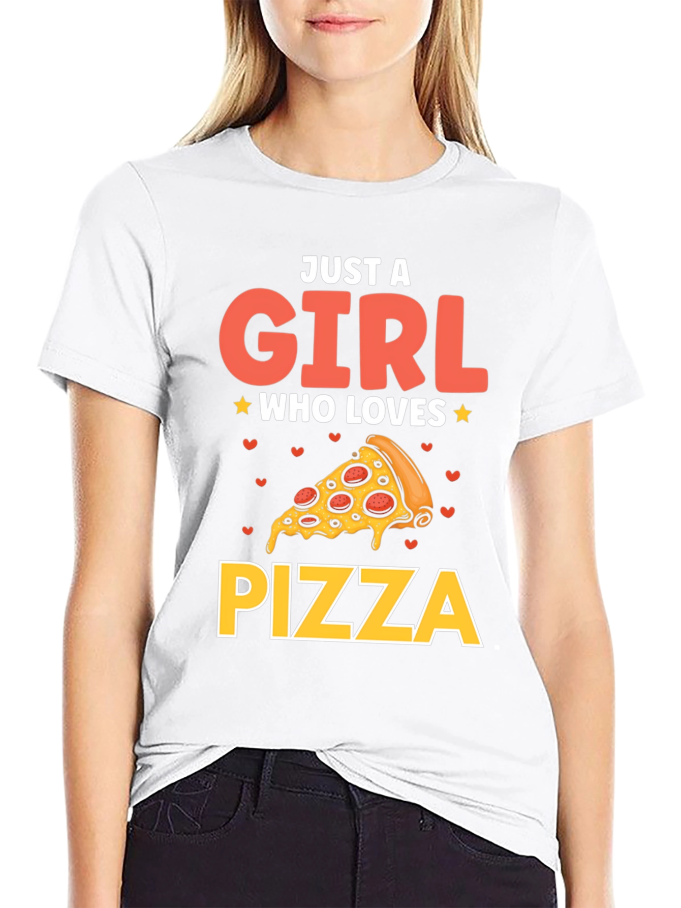 Just A Girl Who Loves Pizza T-Shirt