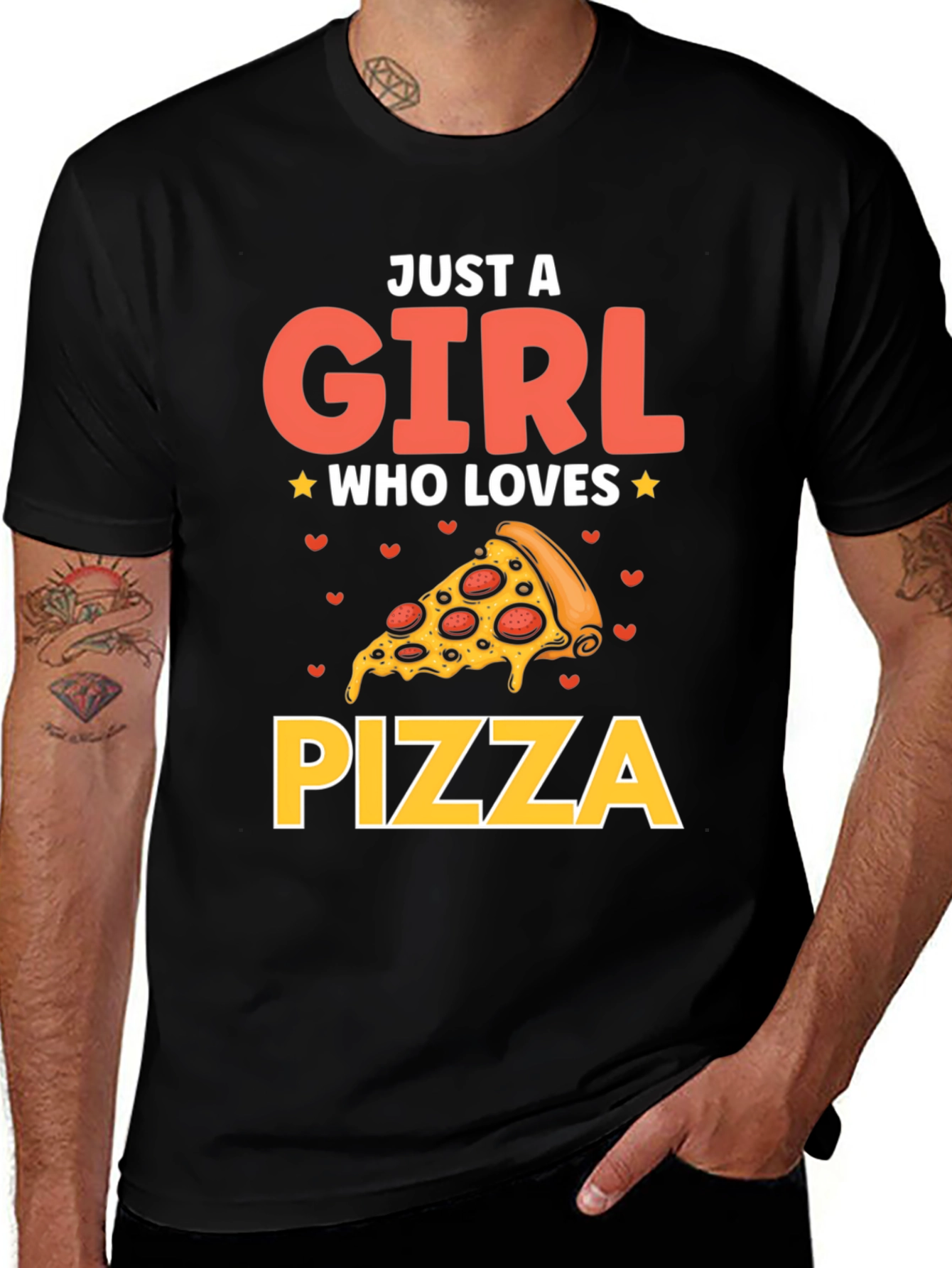 Just A Girl Who Loves Pizza T-Shirt