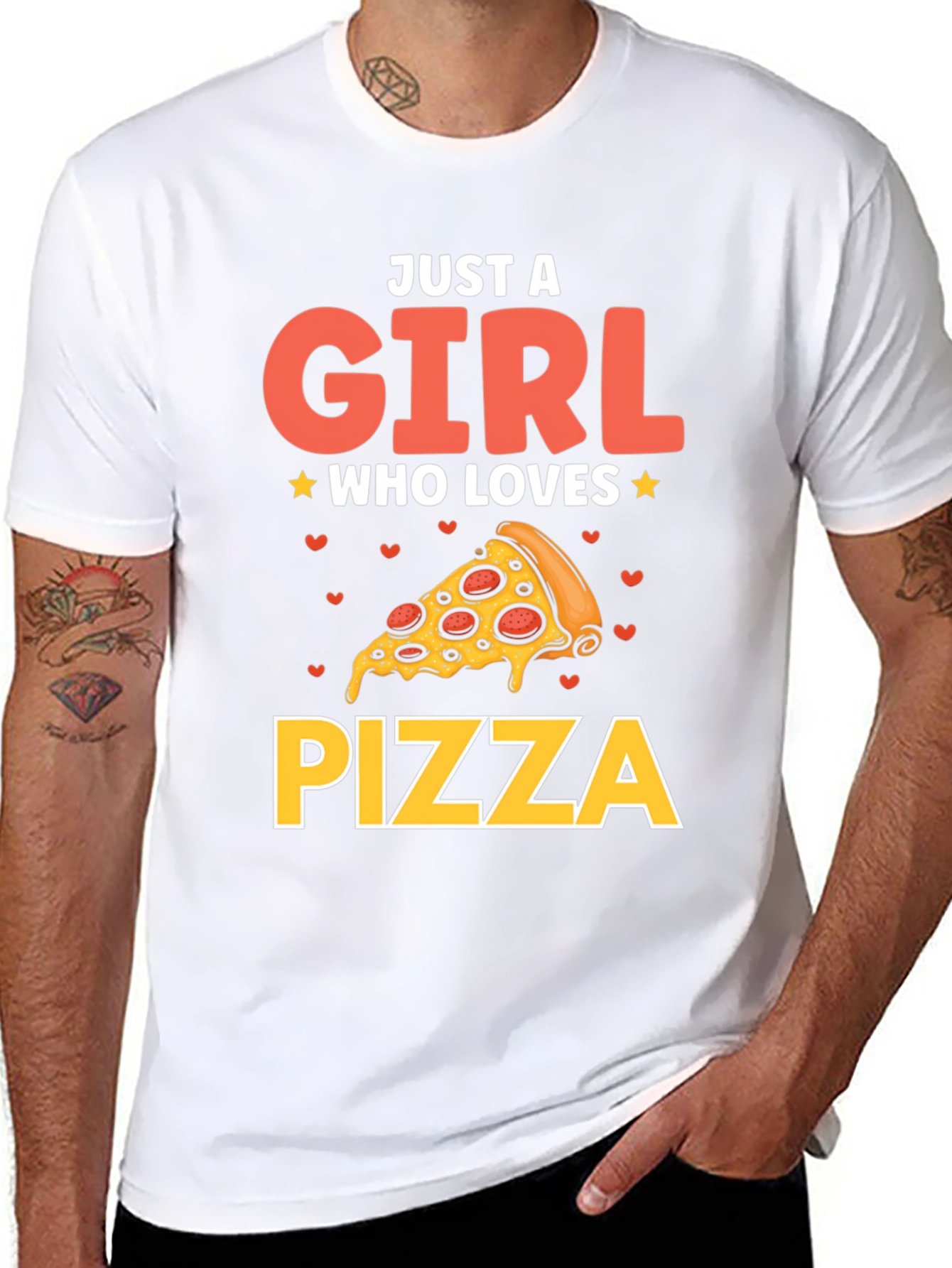 Just A Girl Who Loves Pizza T-Shirt