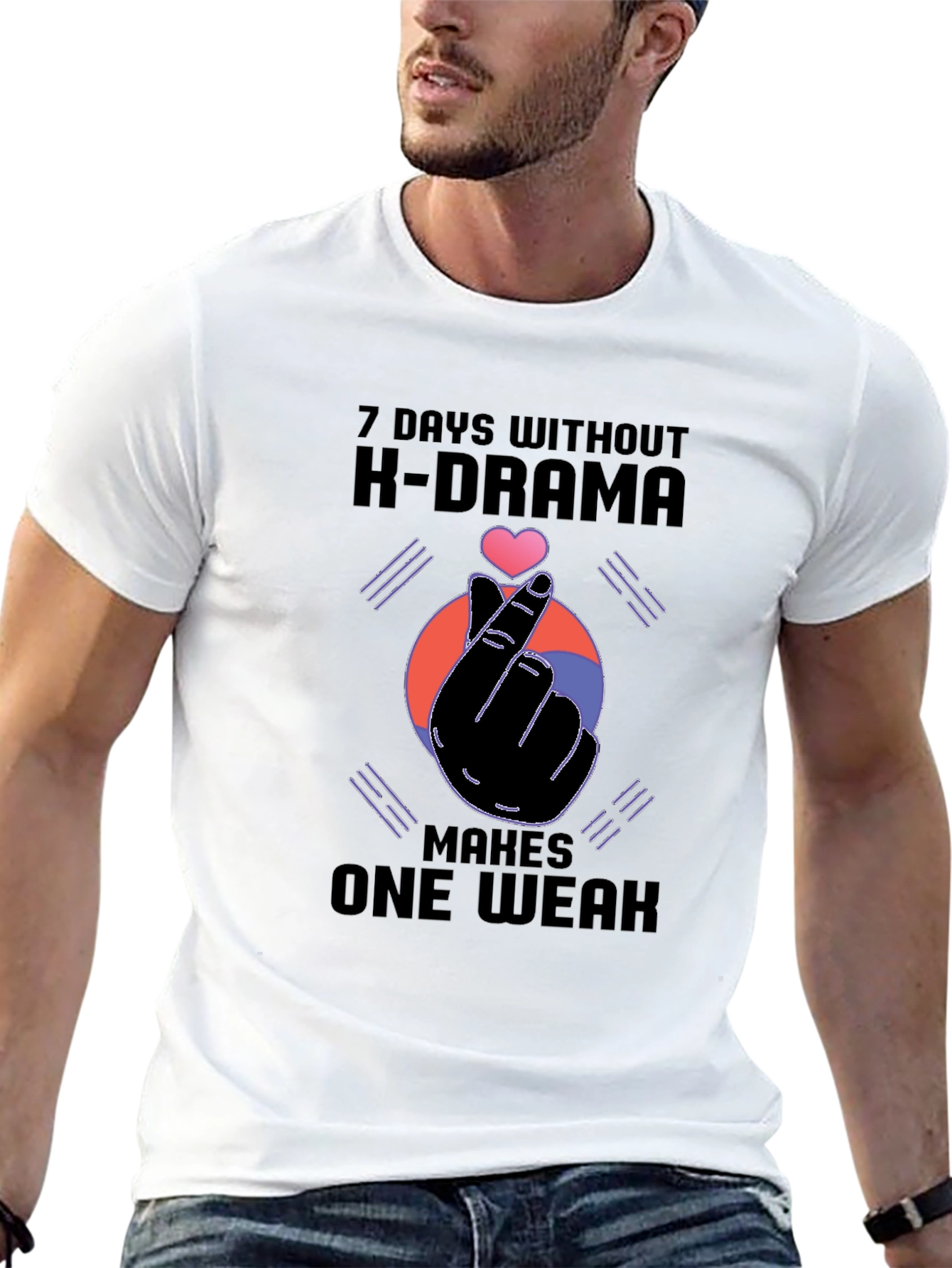 K-Drama Fan T-Shirt - 7 Days Without Design
