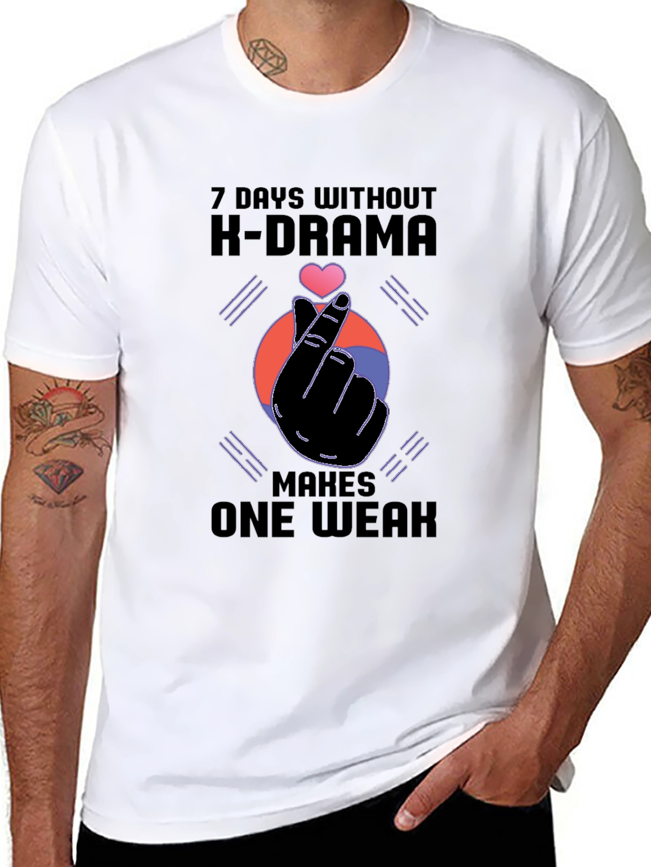 K-Drama Fan T-Shirt - 7 Days Without Design