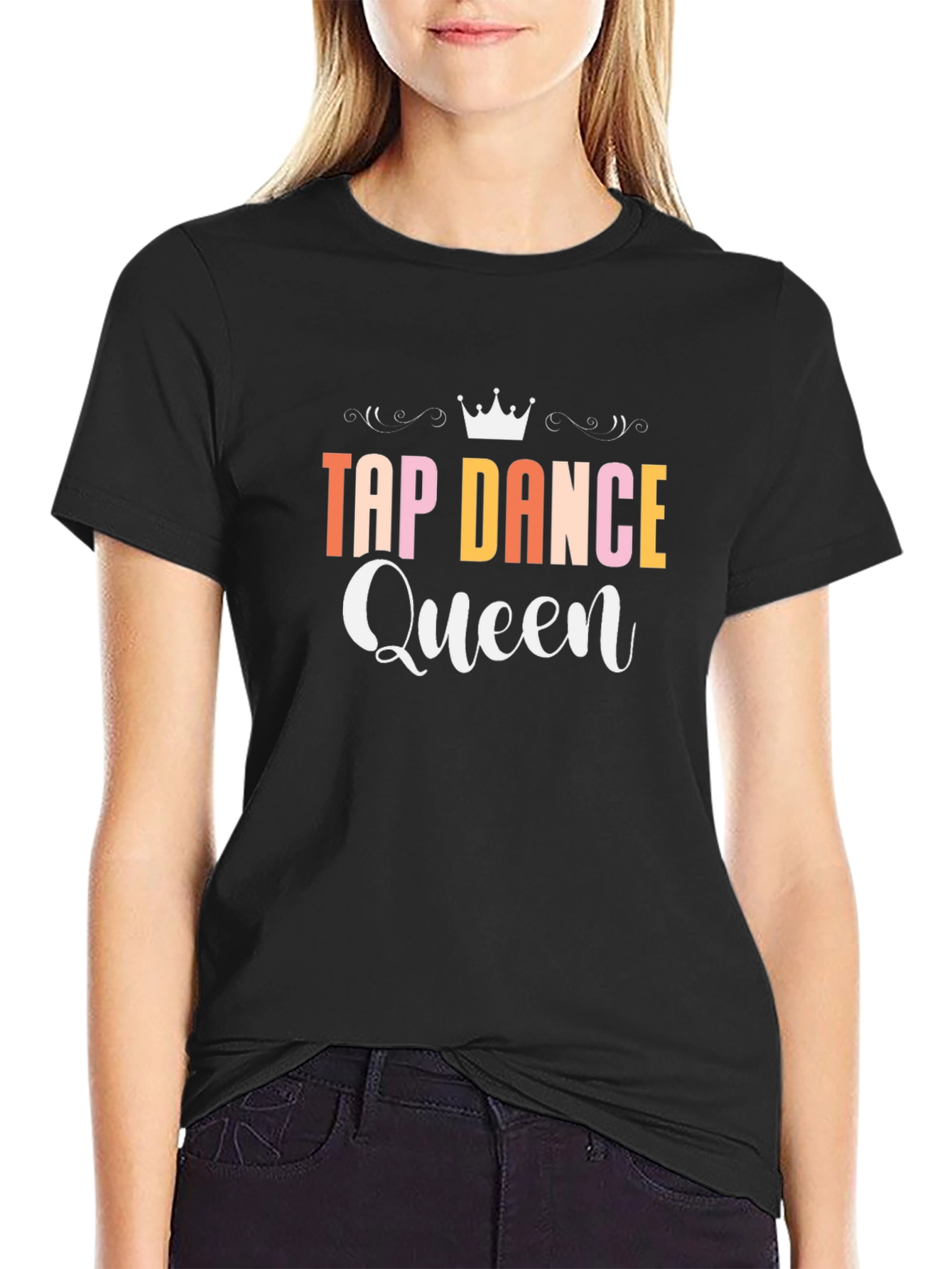 Tap Dance Queen Black T-Shirt