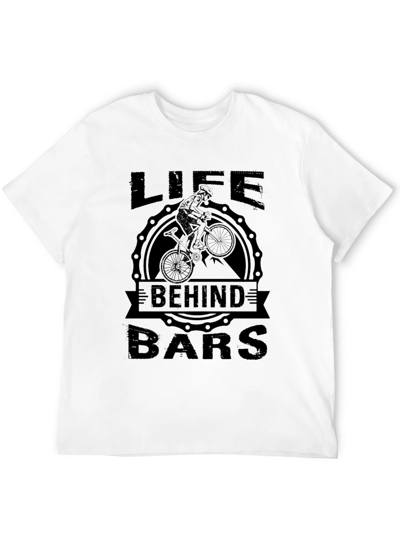 Life Behind Bars Cycling T-Shirt - Black