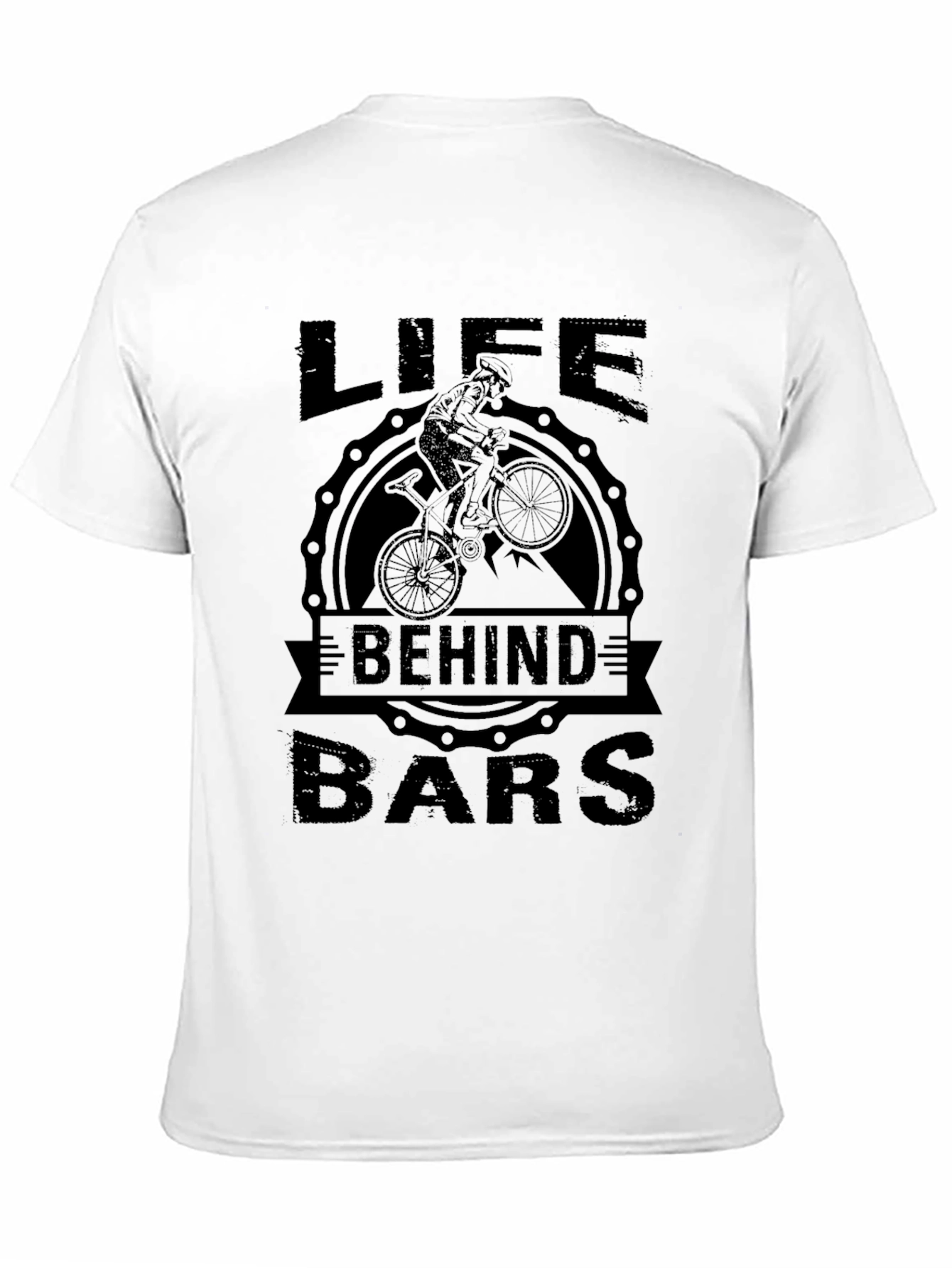 Life Behind Bars Cycling T-Shirt - Black