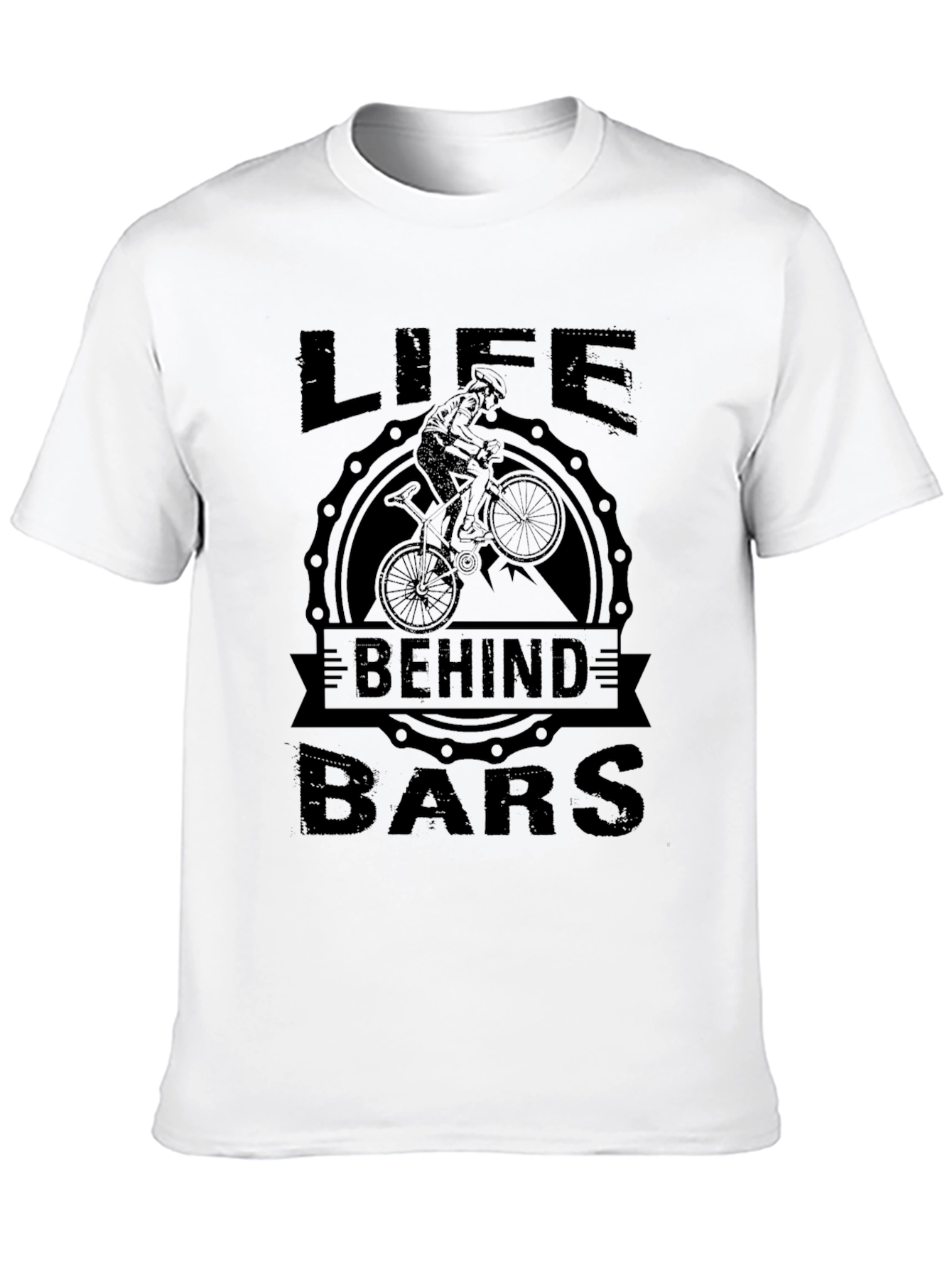Life Behind Bars Cycling T-Shirt - Black
