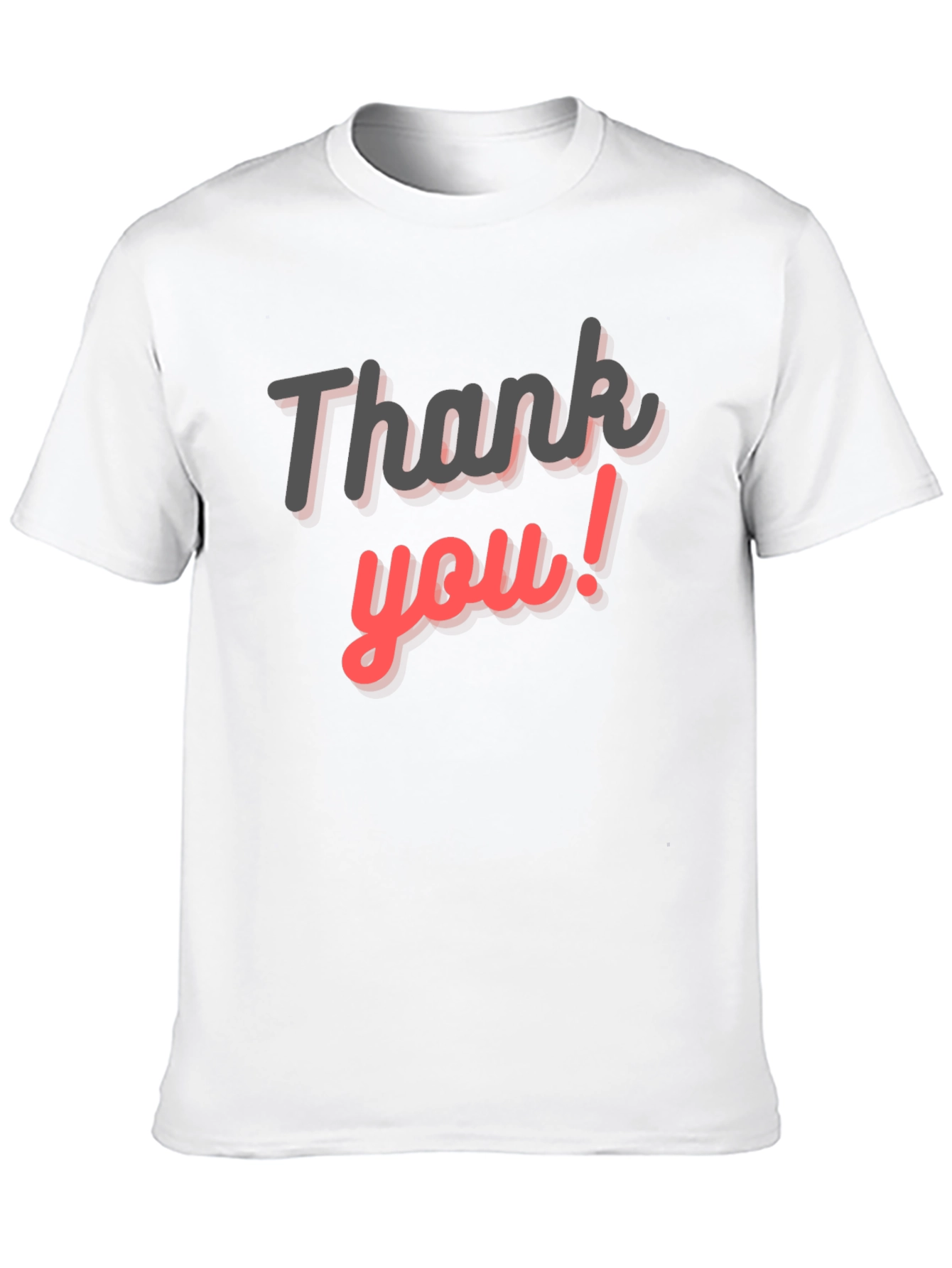 Thank You Graphic Tee - Casual Comfort
