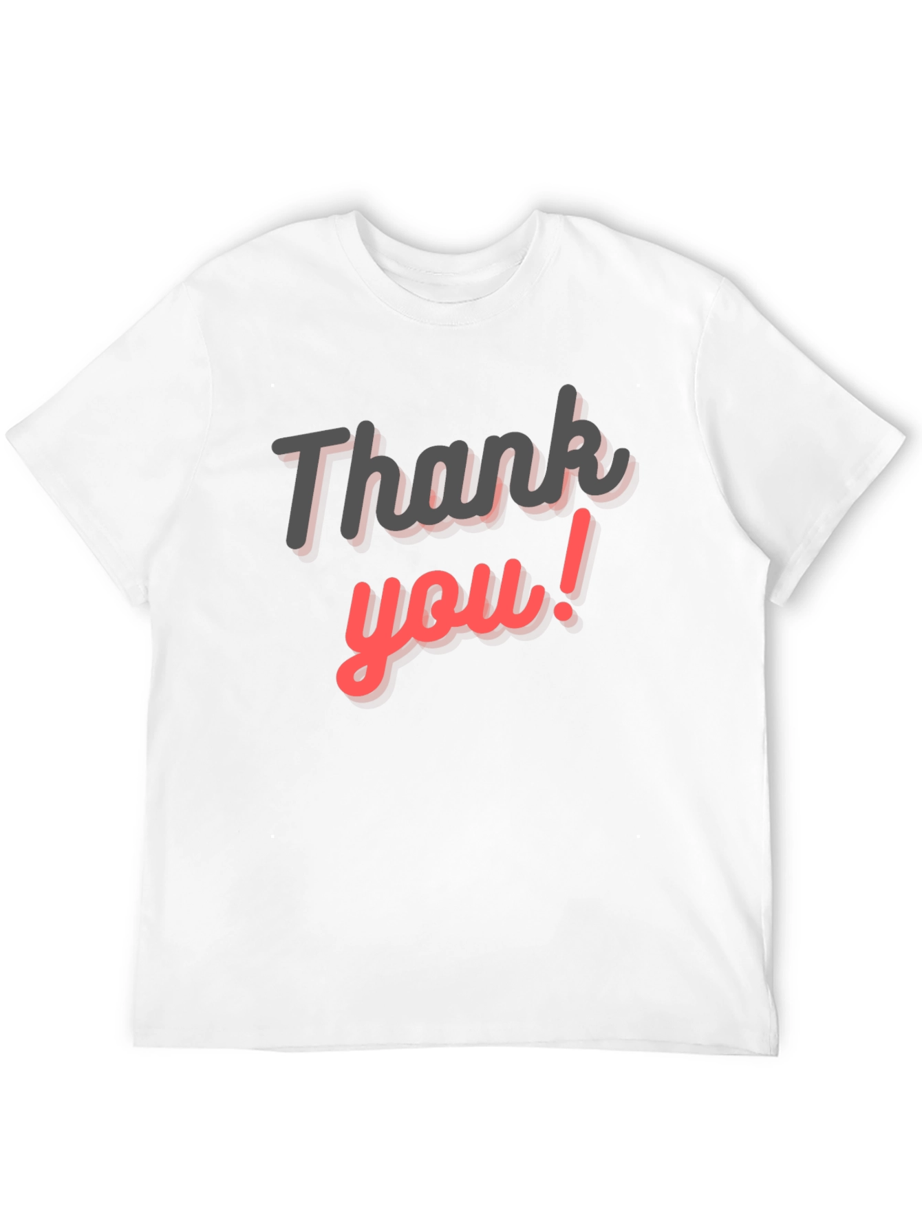Thank You Graphic Tee - Casual Comfort