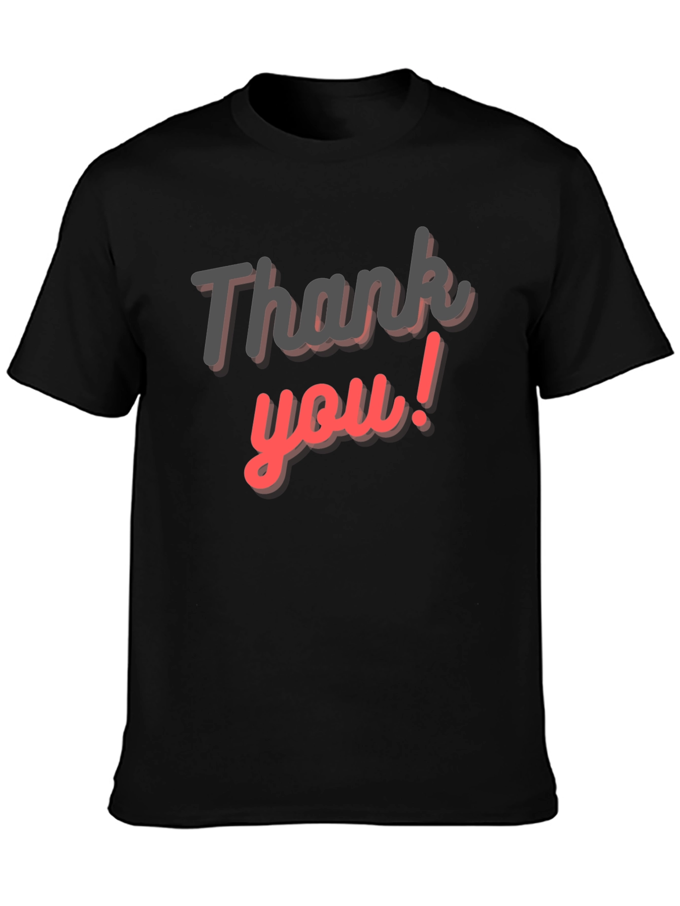 Thank You Graphic Tee - Casual Comfort