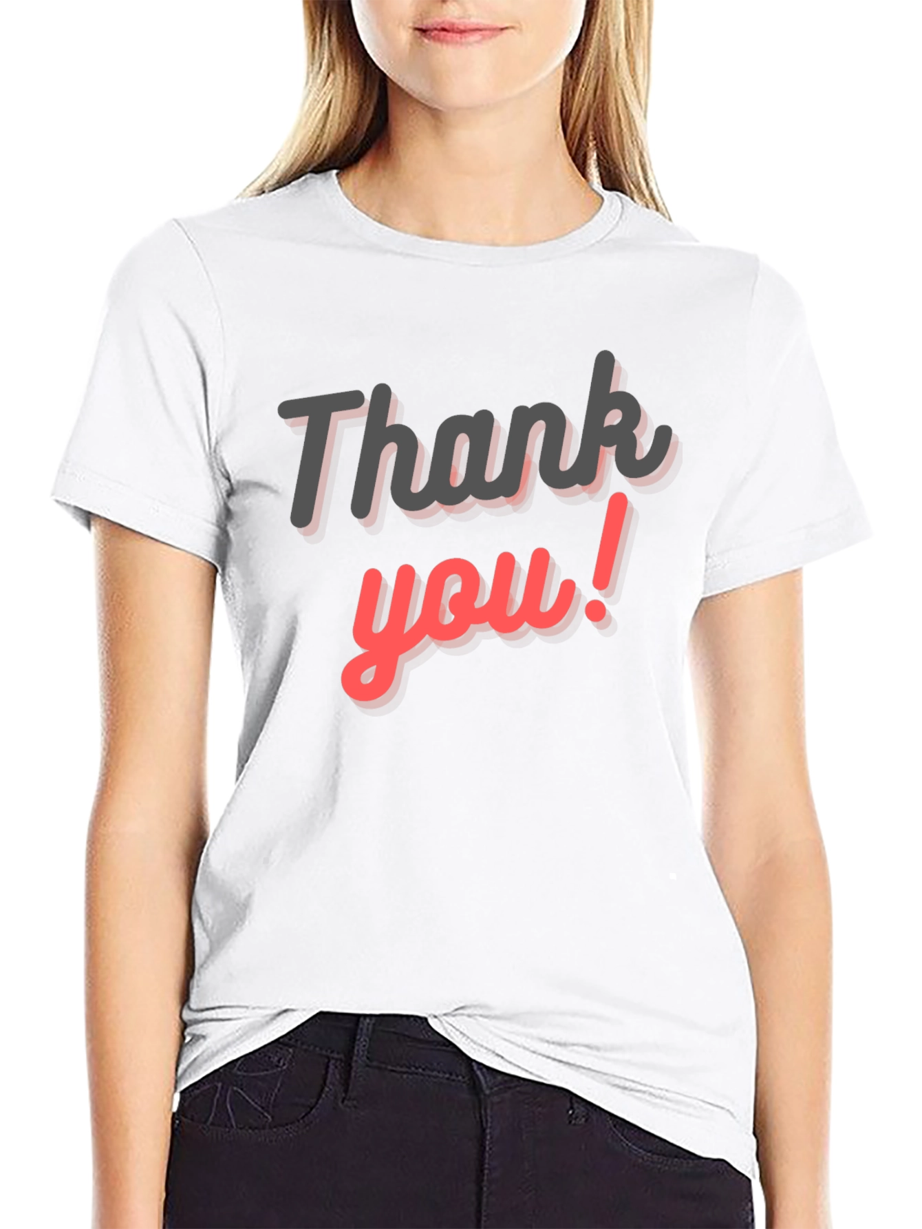 Thank You Graphic Tee - Casual Comfort