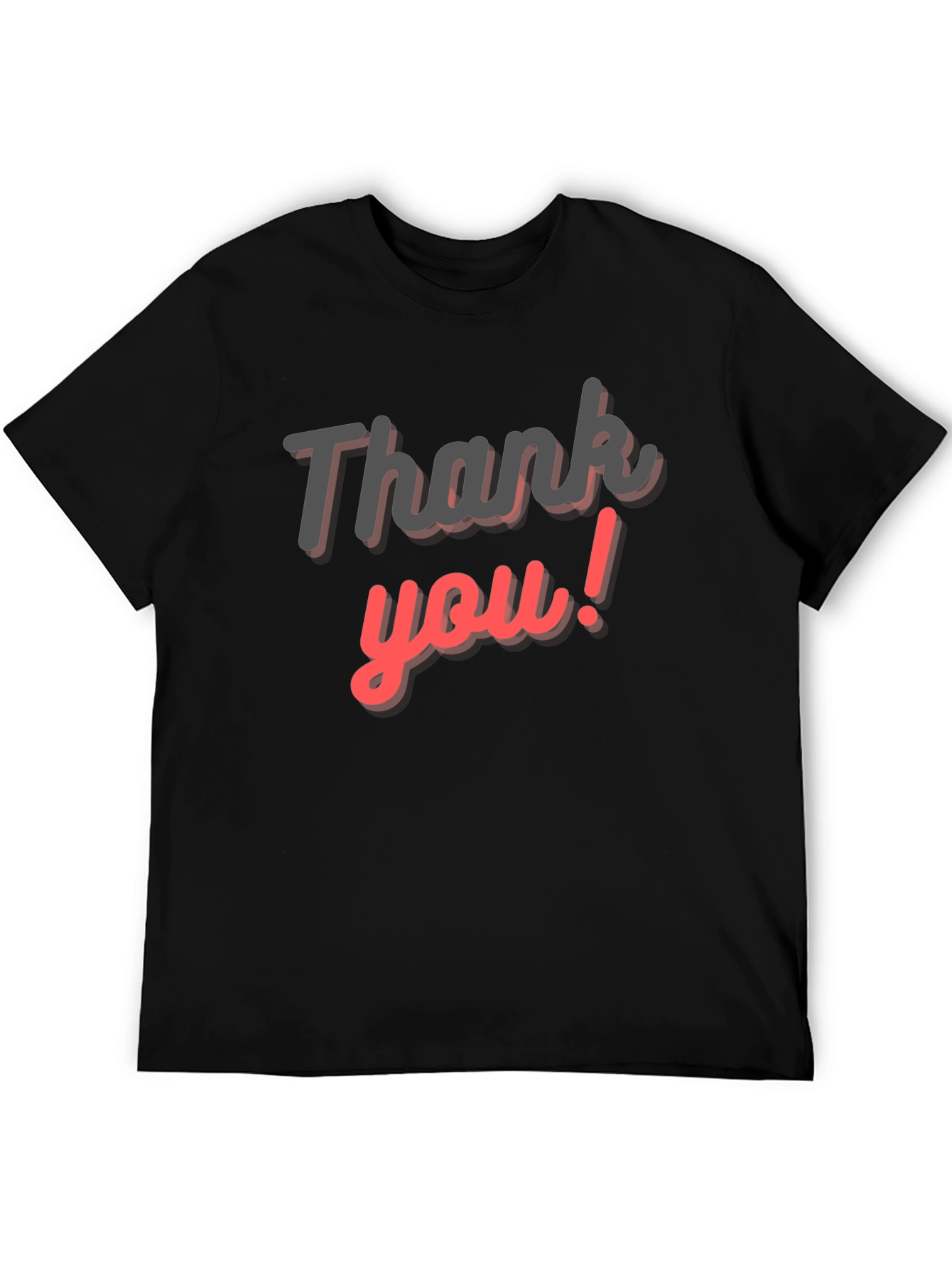 Thank You Graphic Tee - Casual Comfort