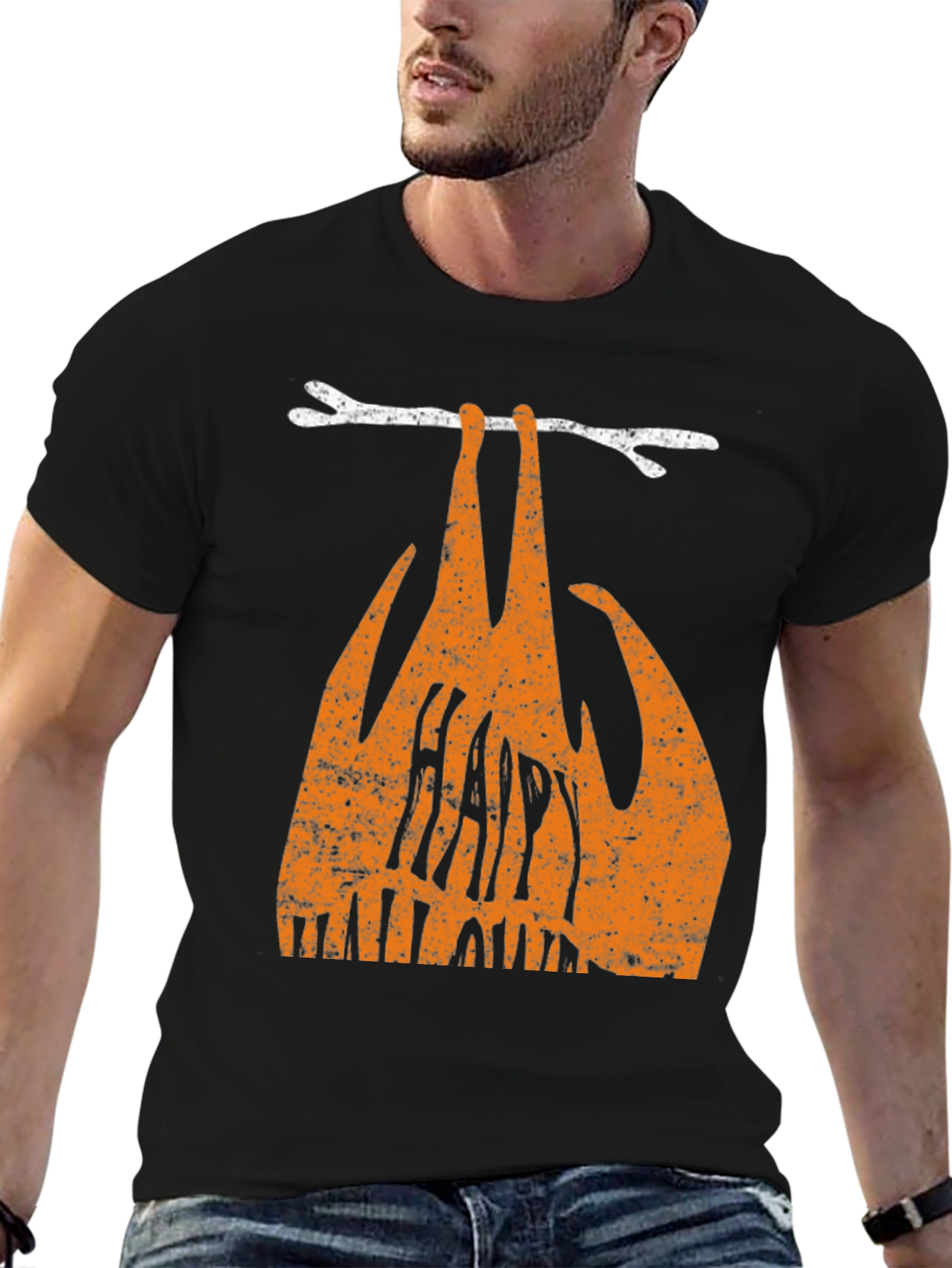 Happy Halloween Sloth Graphic T-Shirt