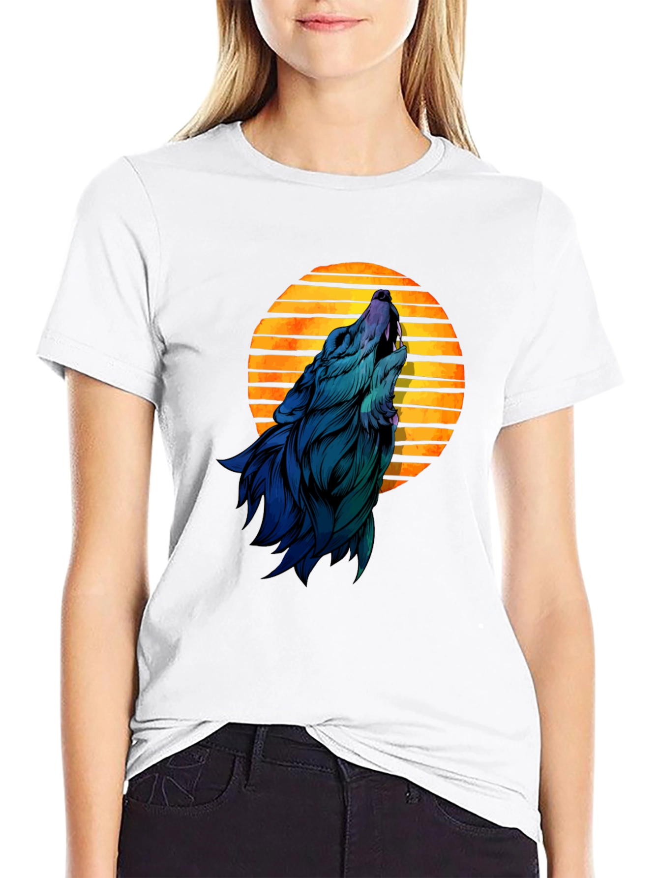 Wolf Moon T-Shirt - Mens Graphic Tee