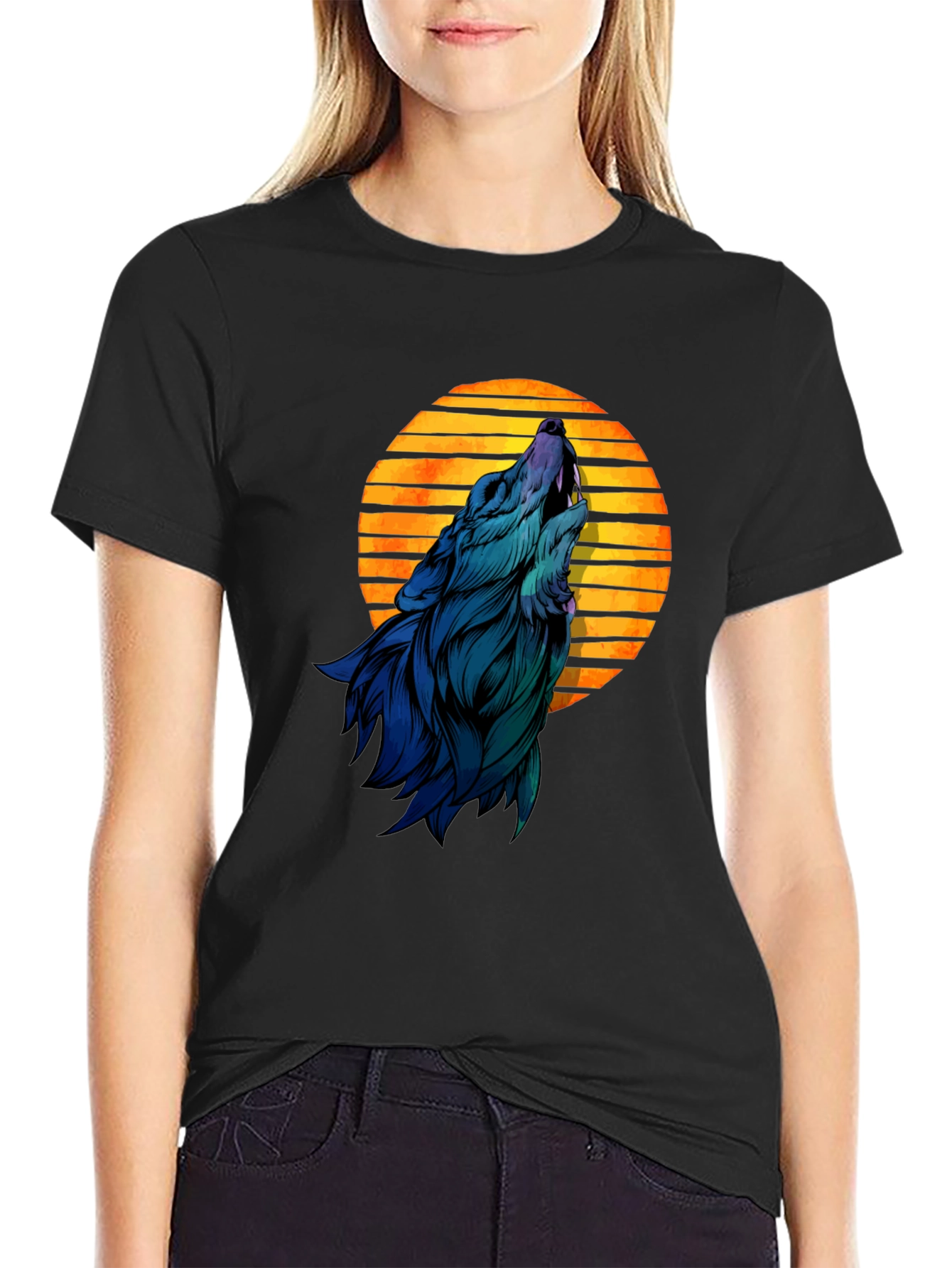 Wolf Moon T-Shirt - Mens Graphic Tee