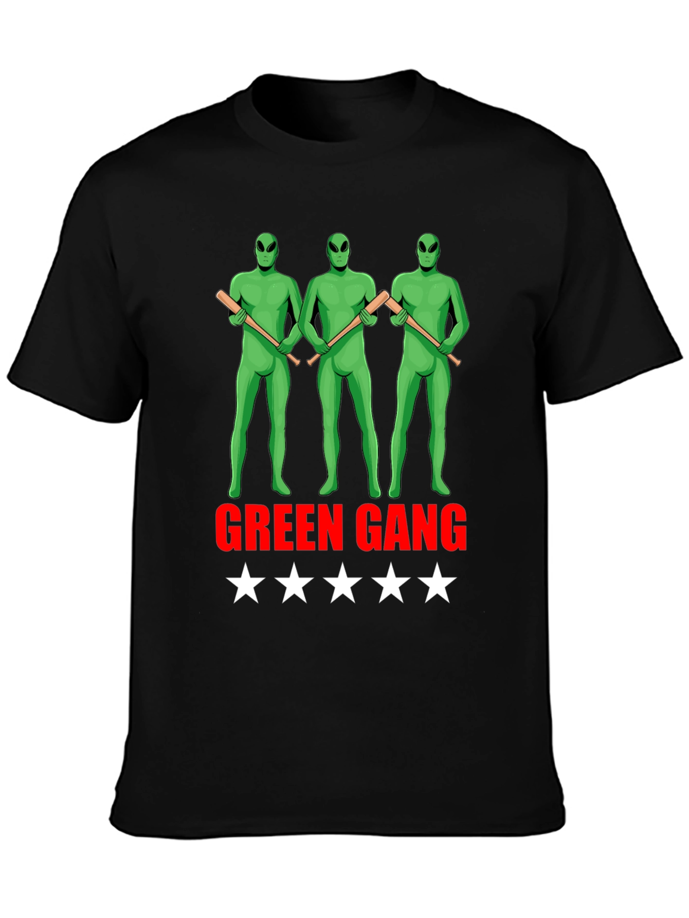 Green Gang Alien Graphic Tee
