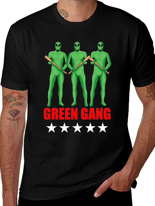 Green Gang Alien Graphic Tee