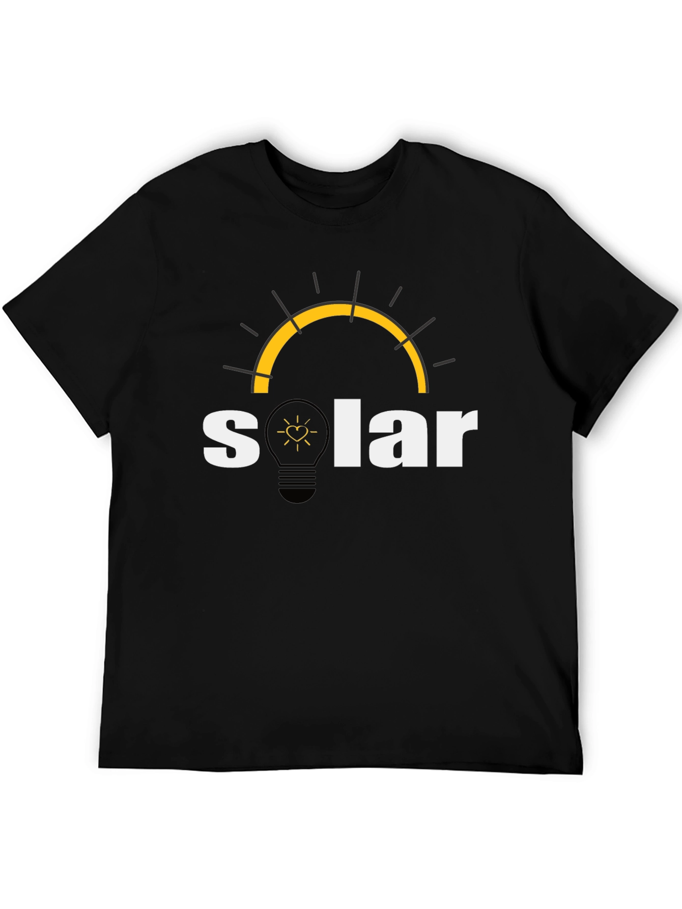 Solar Energy T-Shirt - Black Cotton Blend