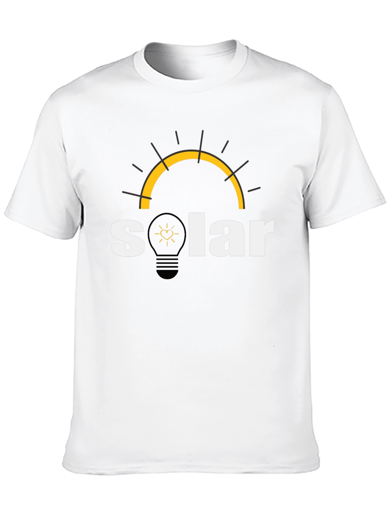 Solar Energy T-Shirt - Black Cotton Blend