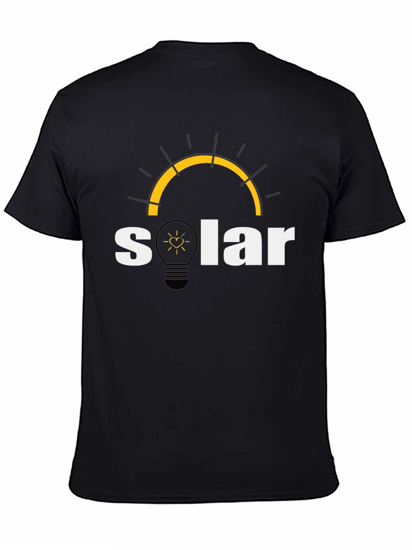 Solar Energy T-Shirt - Black Cotton Blend