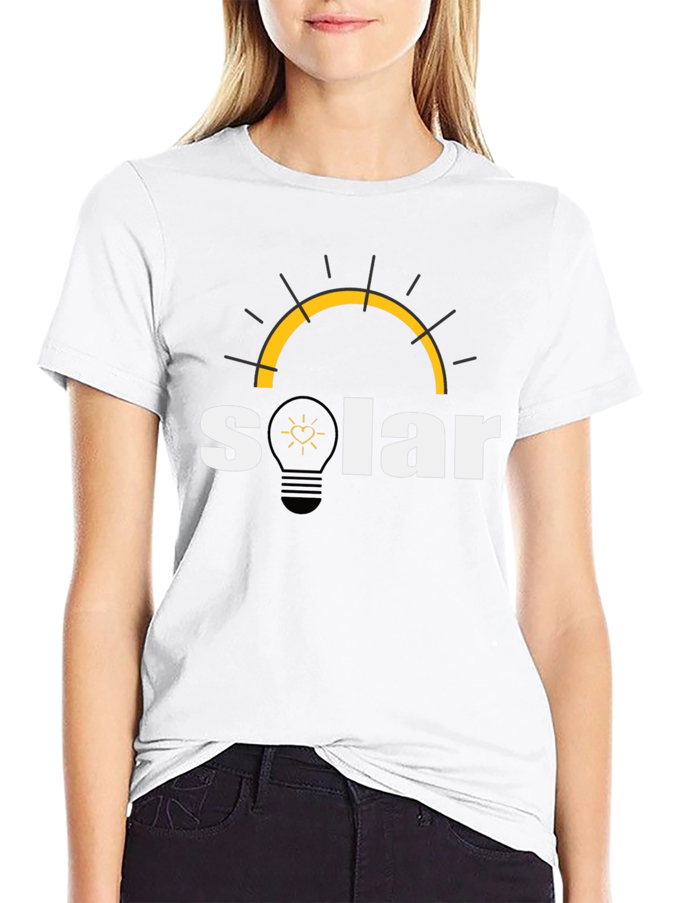 Solar Energy T-Shirt - Black Cotton Blend