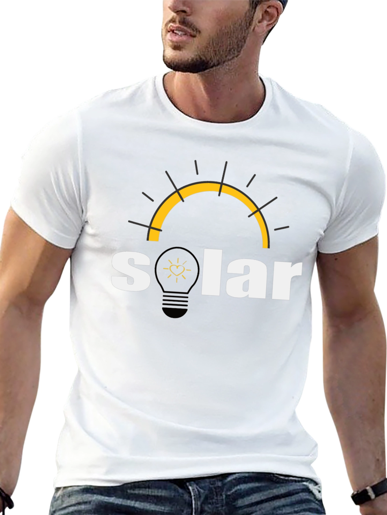 Solar Energy T-Shirt - Black Cotton Blend