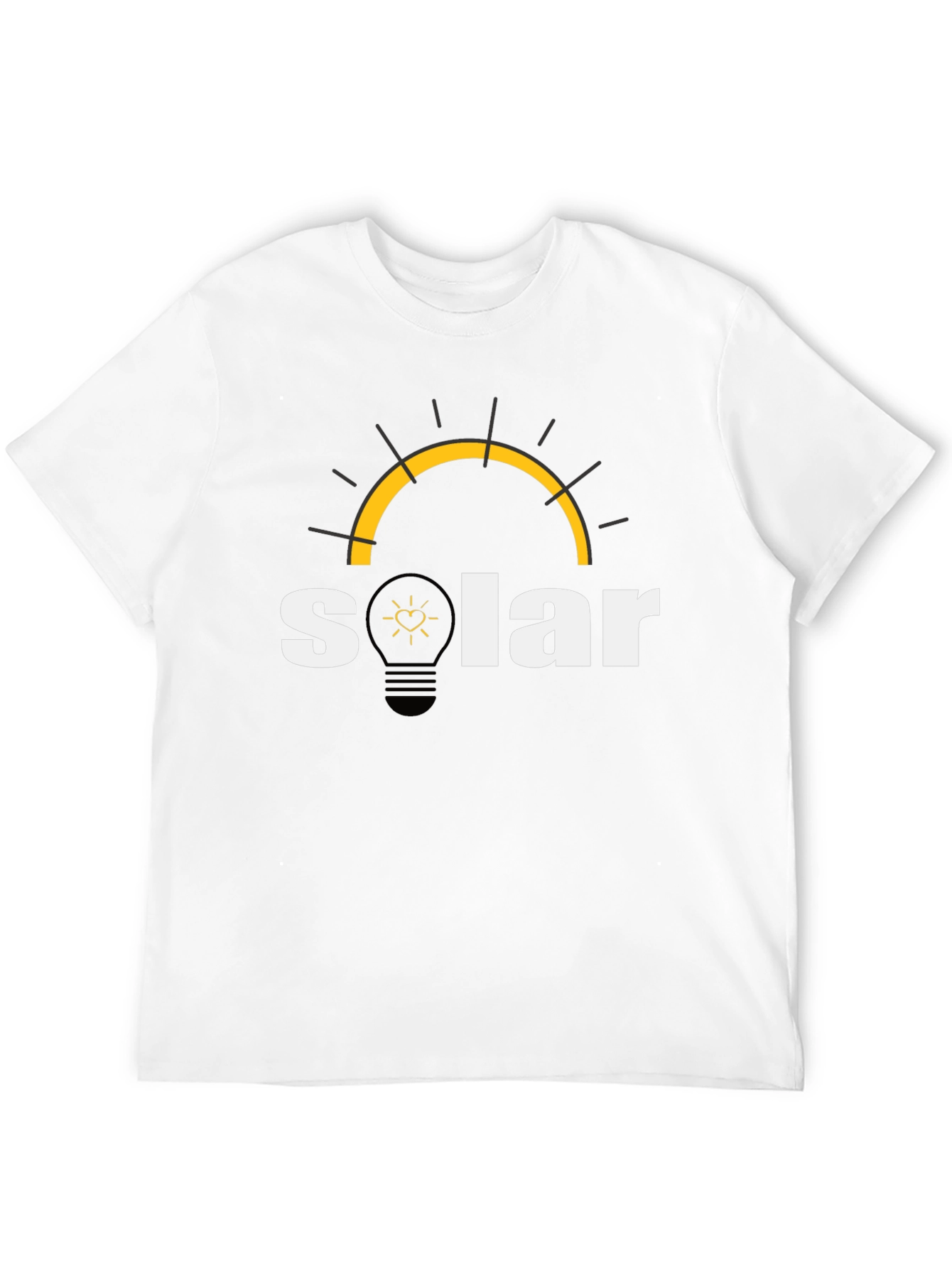 Solar Energy T-Shirt - Black Cotton Blend
