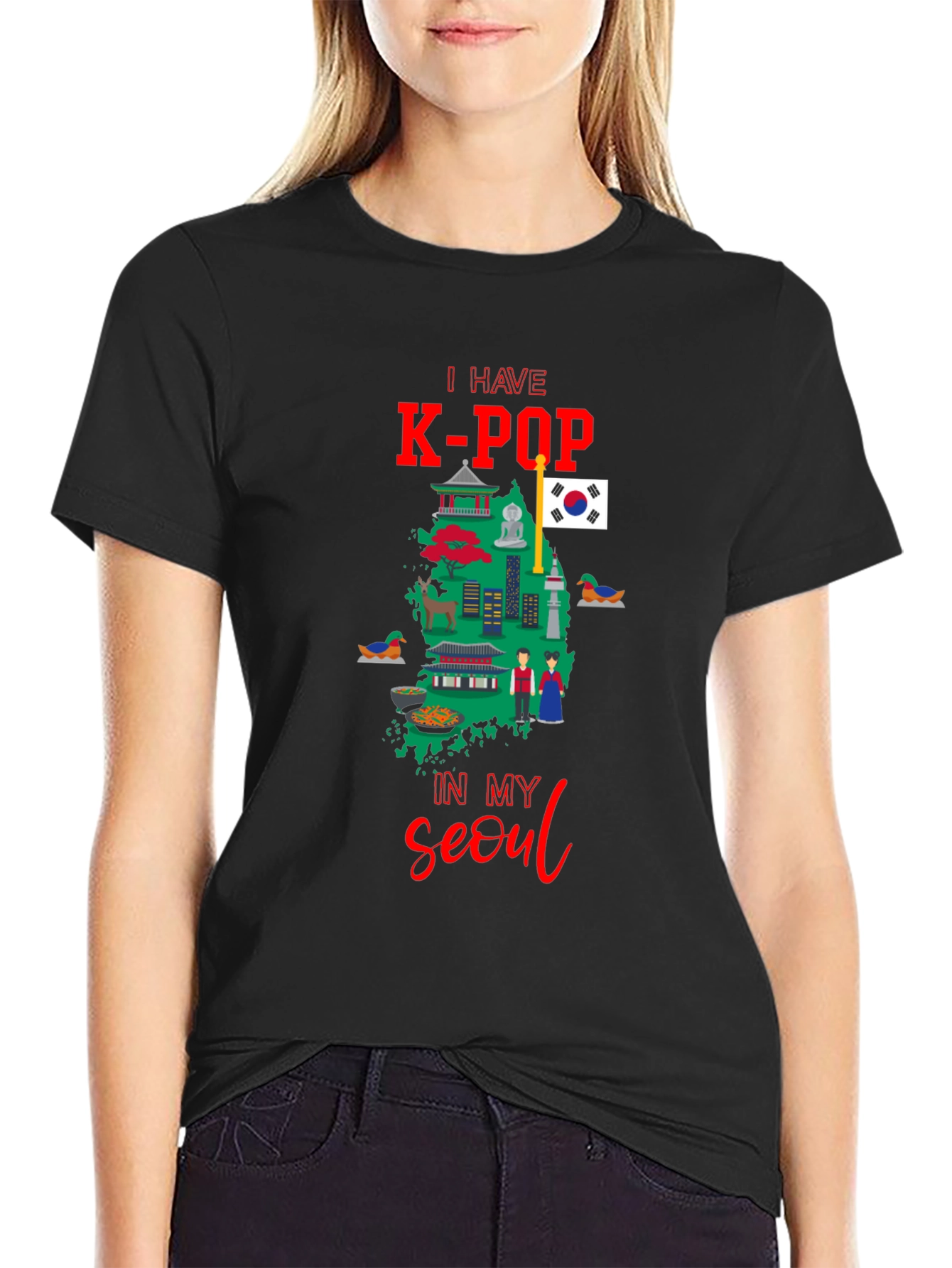 K-Pop Seoul Souvenir T-Shirt