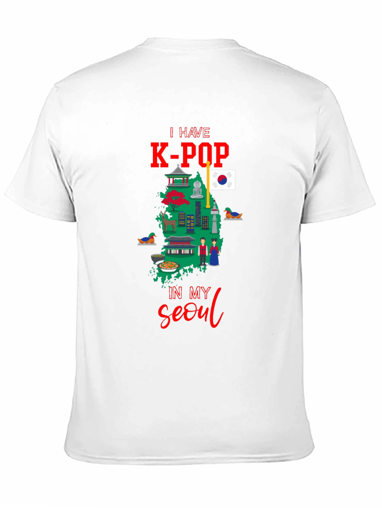 K-Pop Seoul Souvenir T-Shirt