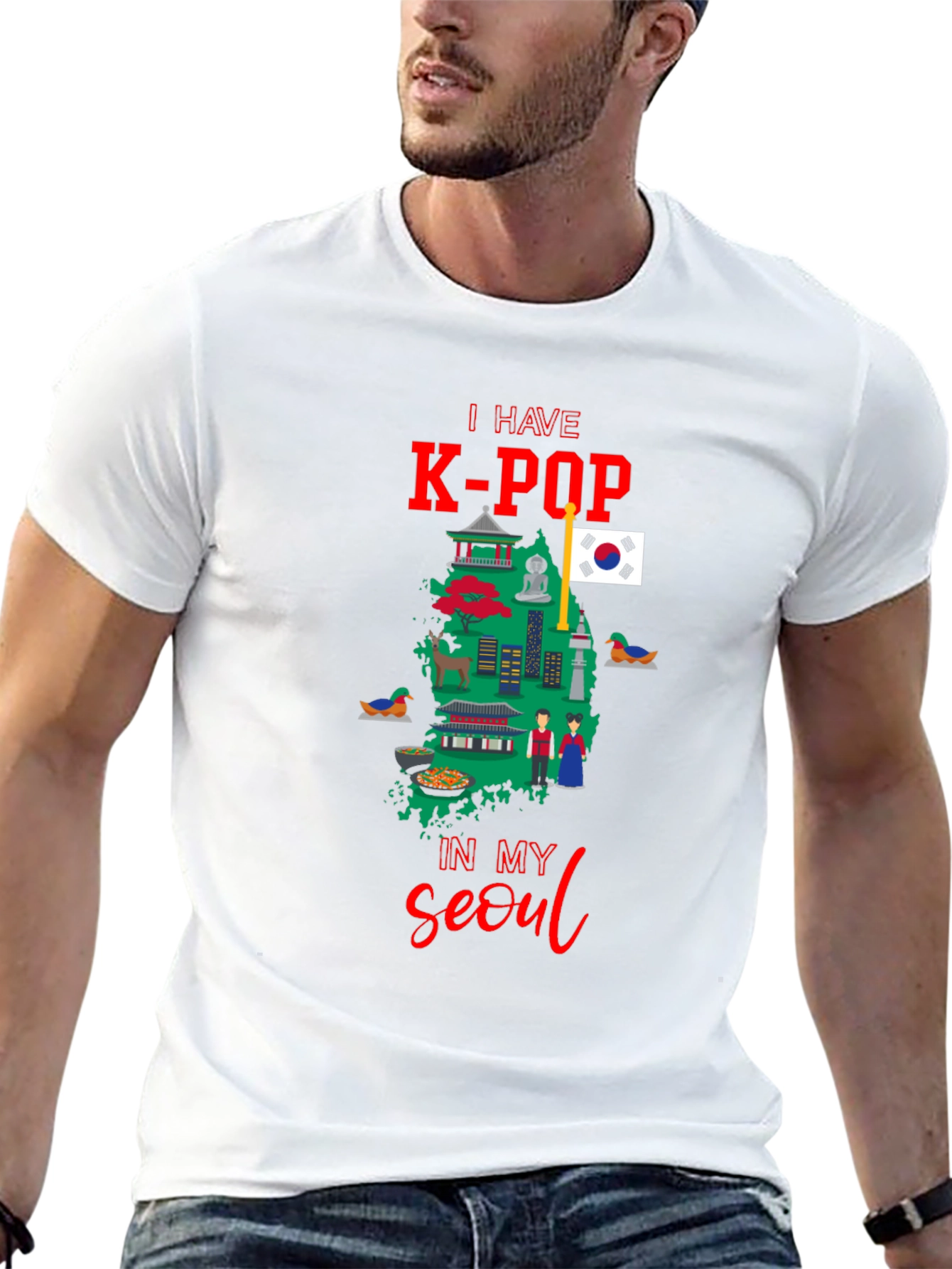 K-Pop Seoul Souvenir T-Shirt