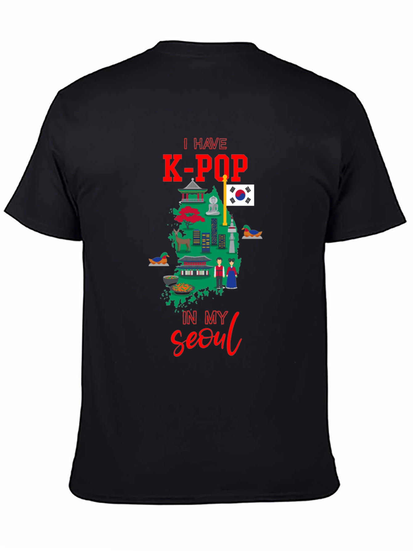 K-Pop Seoul Souvenir T-Shirt