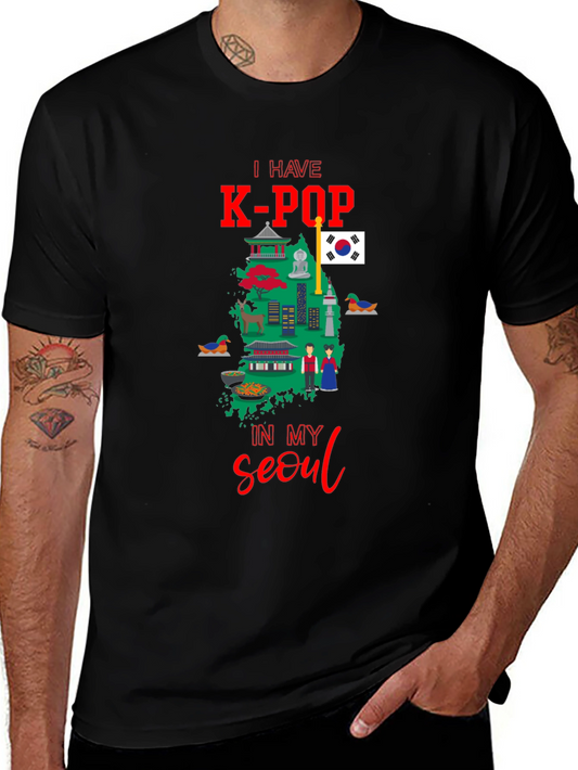 K-Pop Seoul Souvenir T-Shirt