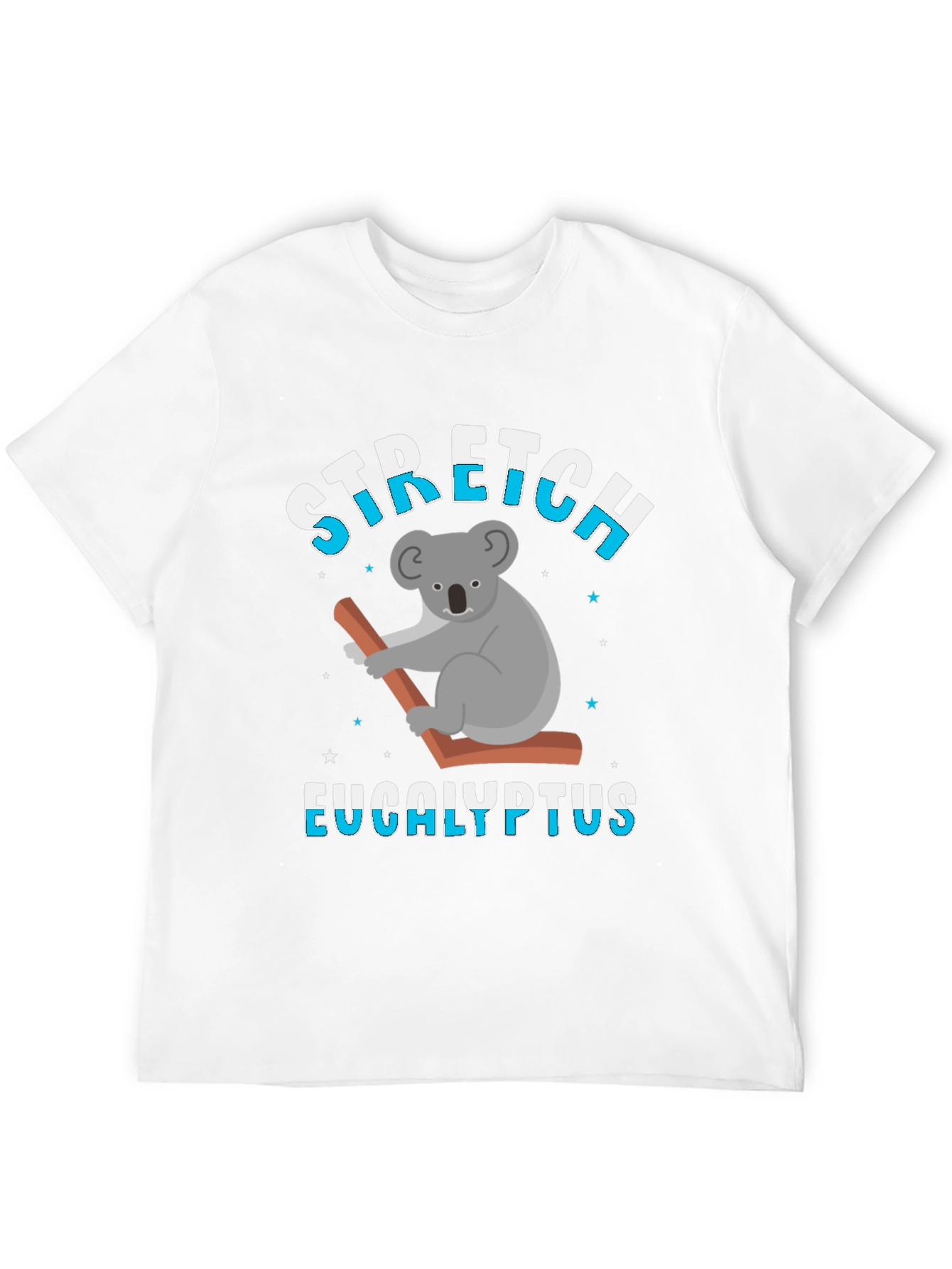 Stretch Eucalyptus Koala Graphic T-Shirt