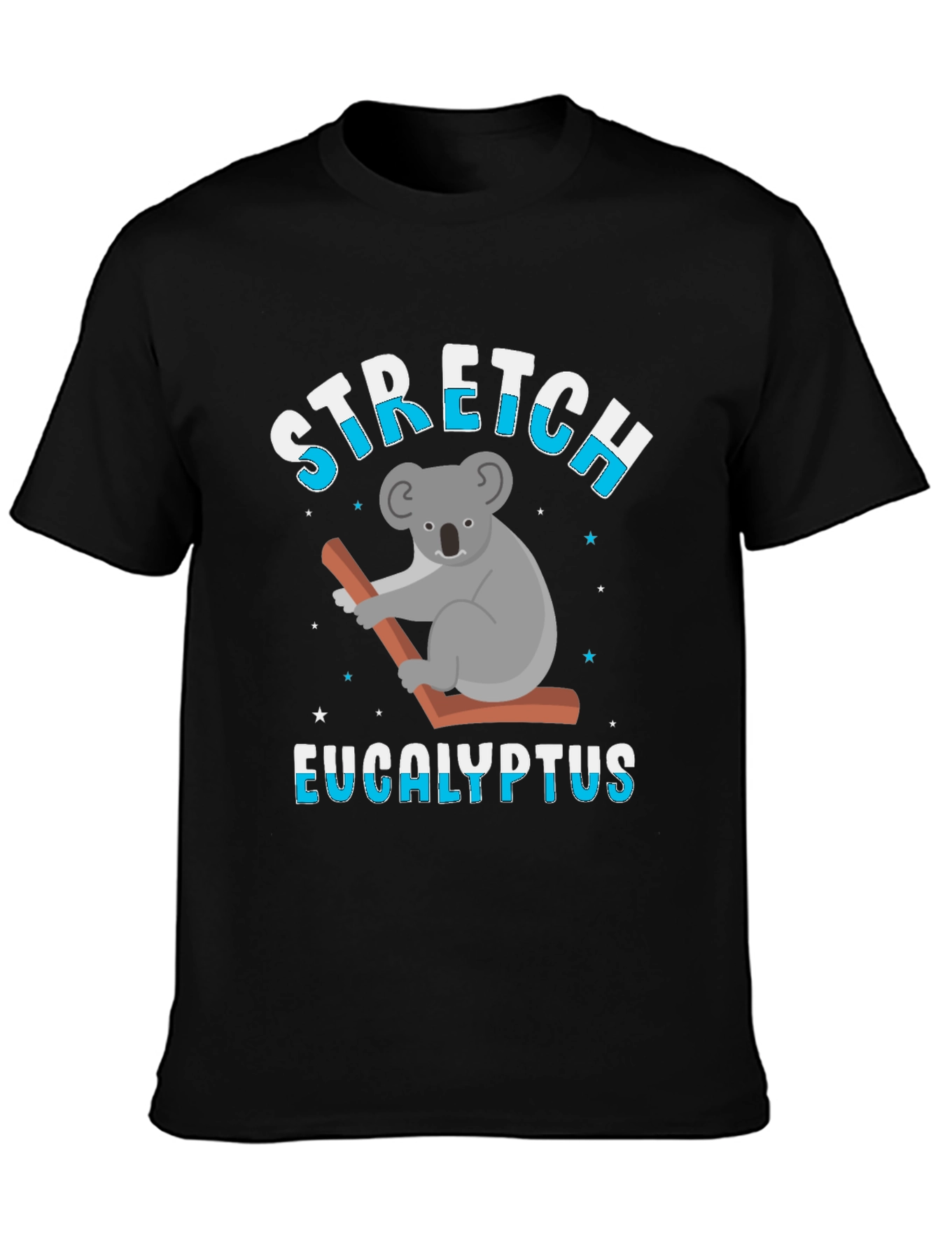Stretch Eucalyptus Koala Graphic T-Shirt