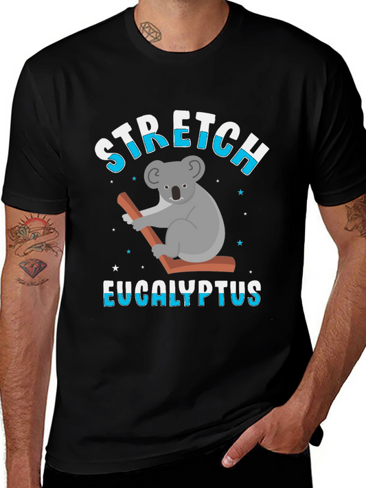 Stretch Eucalyptus Koala Graphic T-Shirt