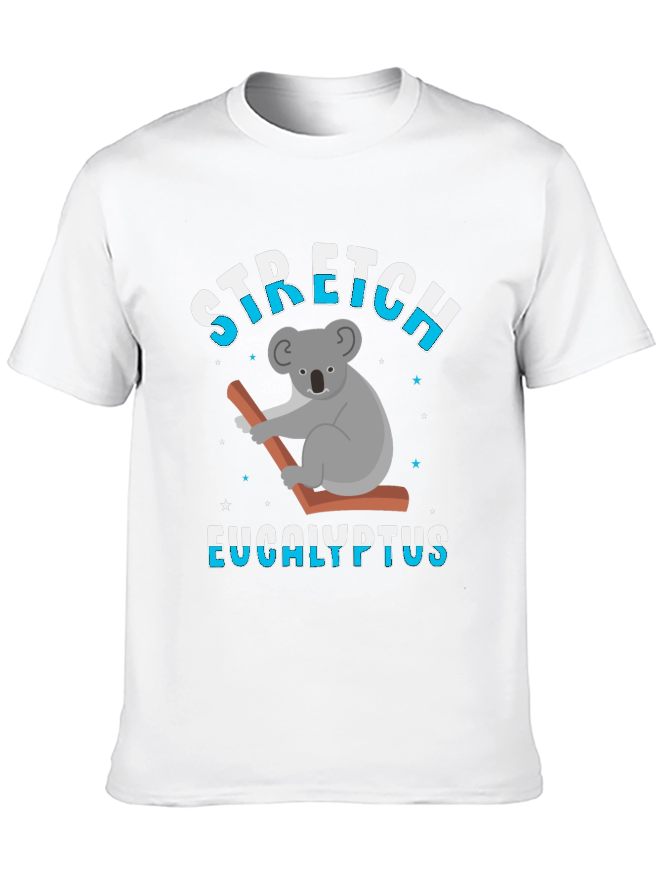 Stretch Eucalyptus Koala Graphic T-Shirt