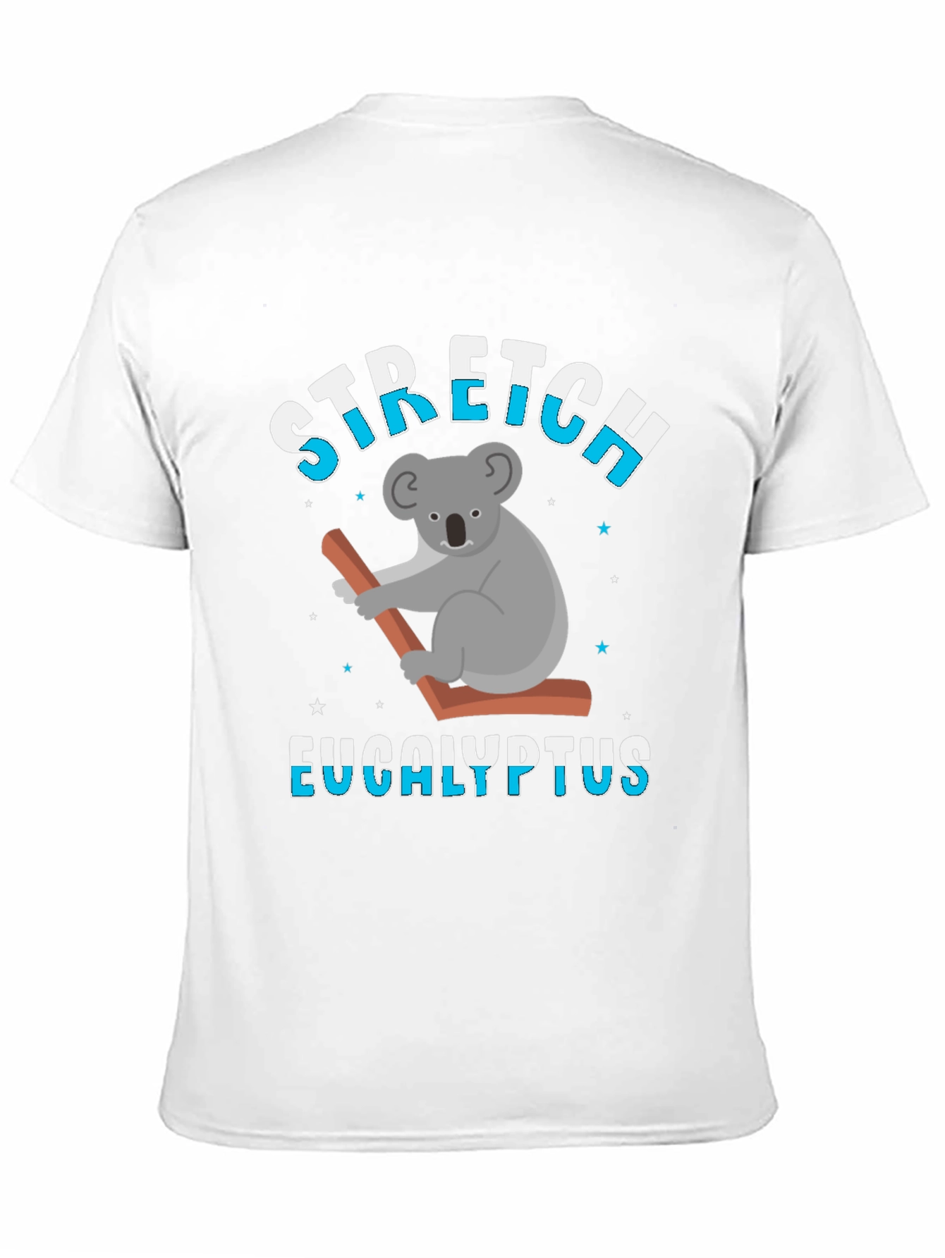 Stretch Eucalyptus Koala Graphic T-Shirt