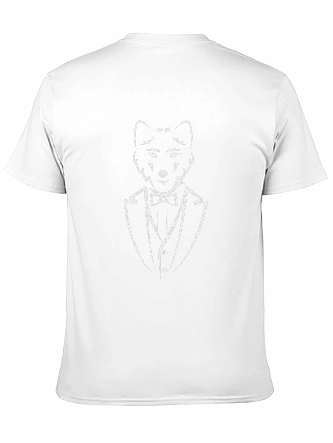 Wolf in Tuxedo Black T-Shirt - Graphic Tee