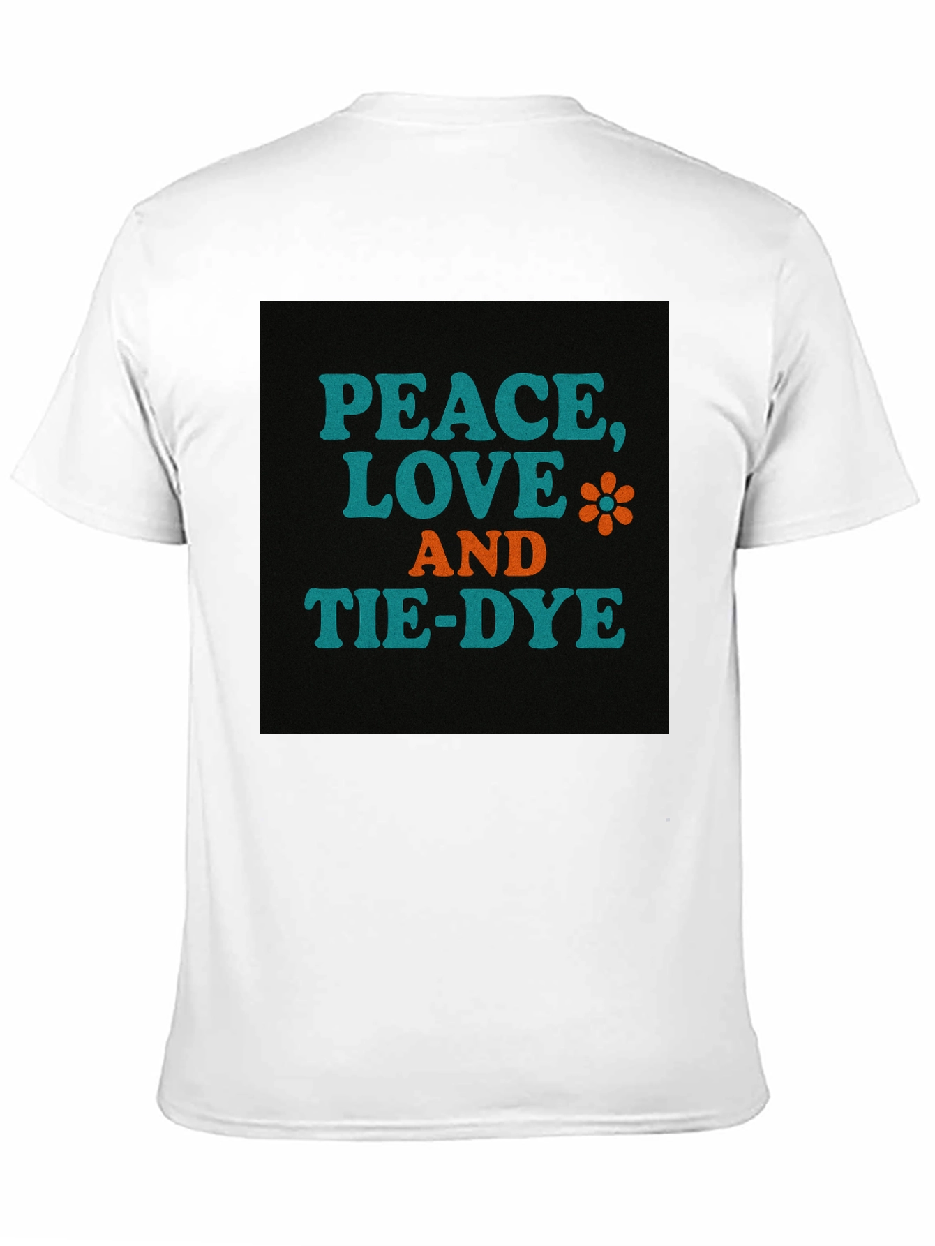 Peace Love and Tie-Dye Graphic T-Shirt