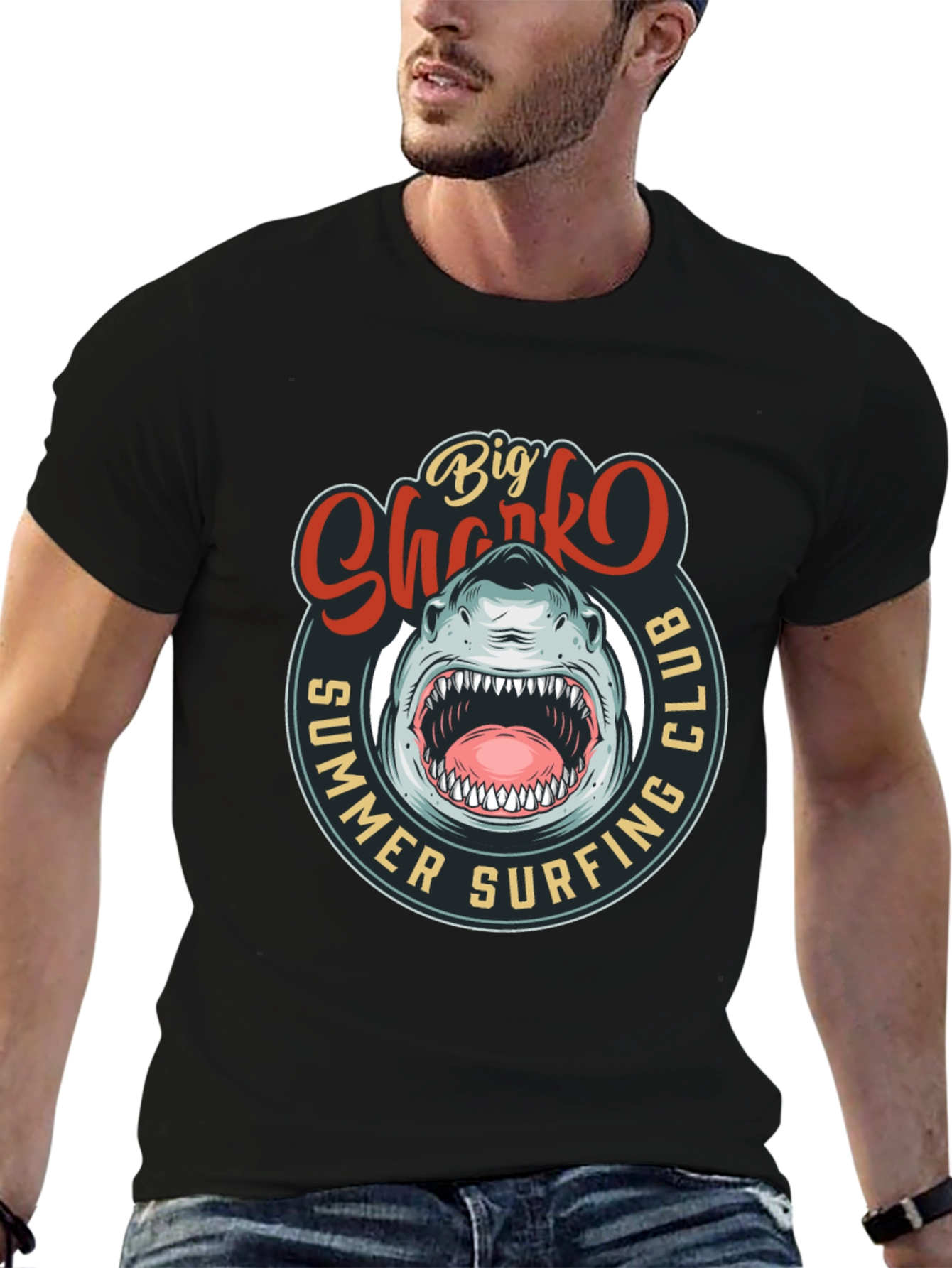 Big Sharko Summer Surfing Club Tee