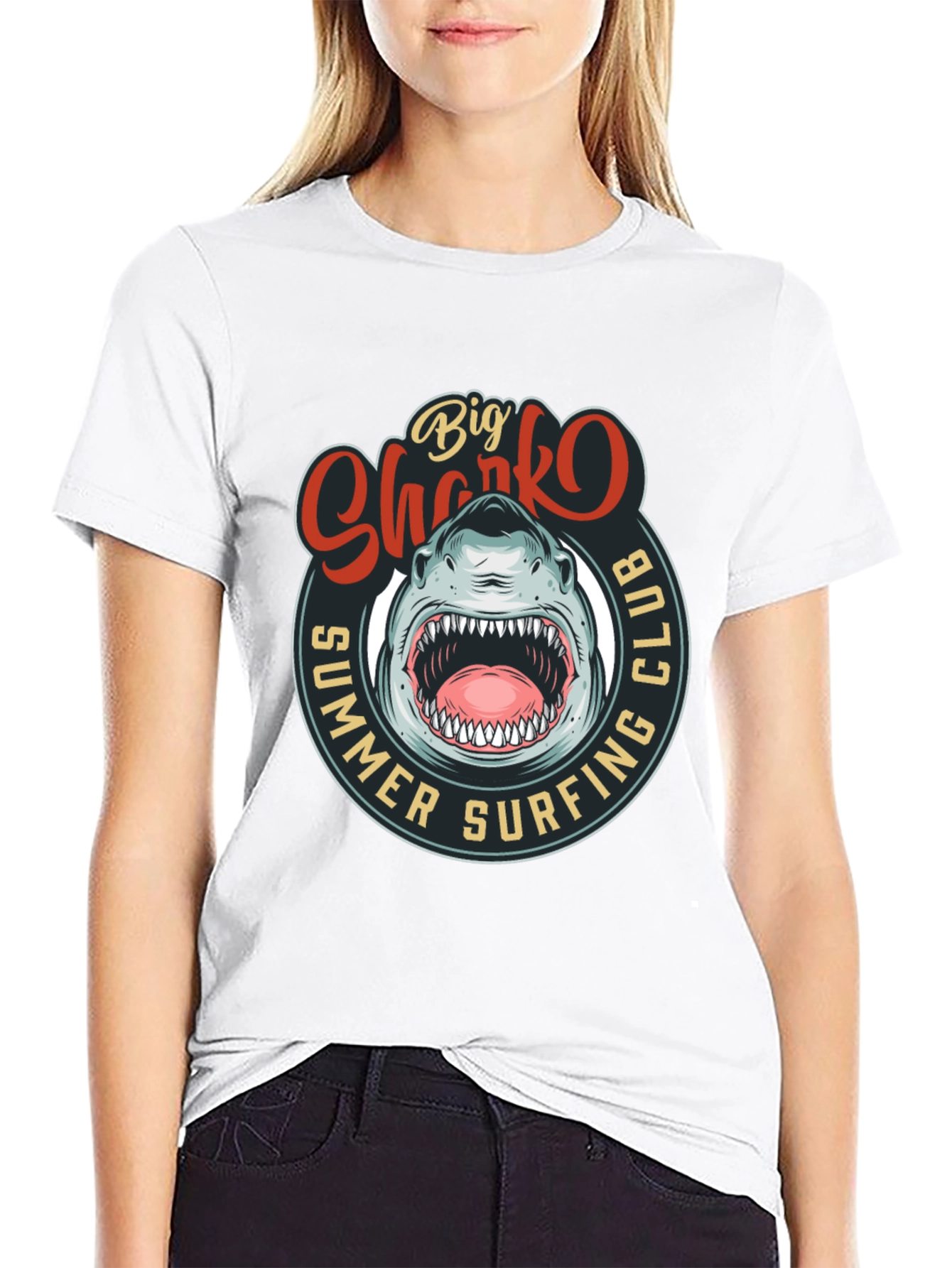 Big Sharko Summer Surfing Club Tee