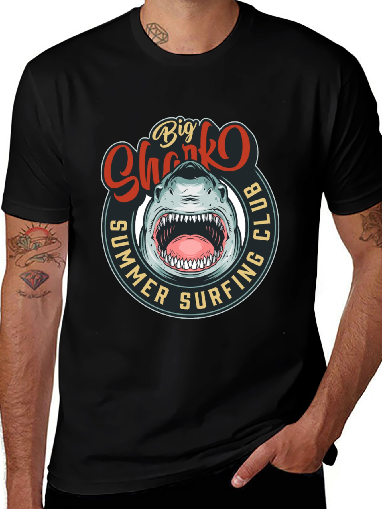 Big Sharko Summer Surfing Club Tee