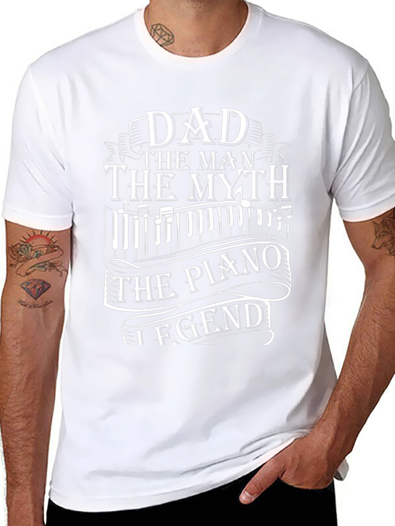 Dad Piano Legend T-Shirt