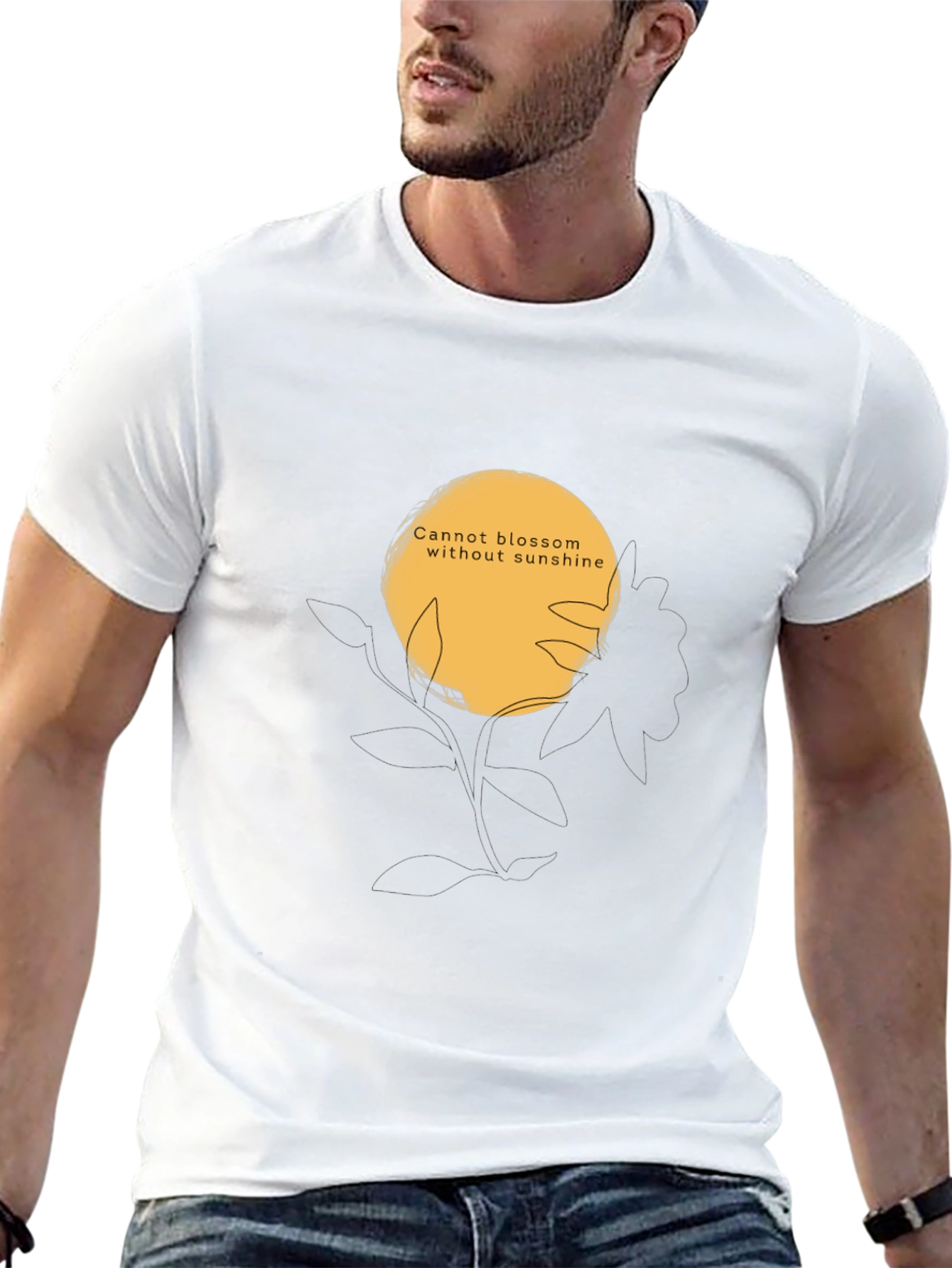 Sunshine Blossom Graphic T-Shirt
