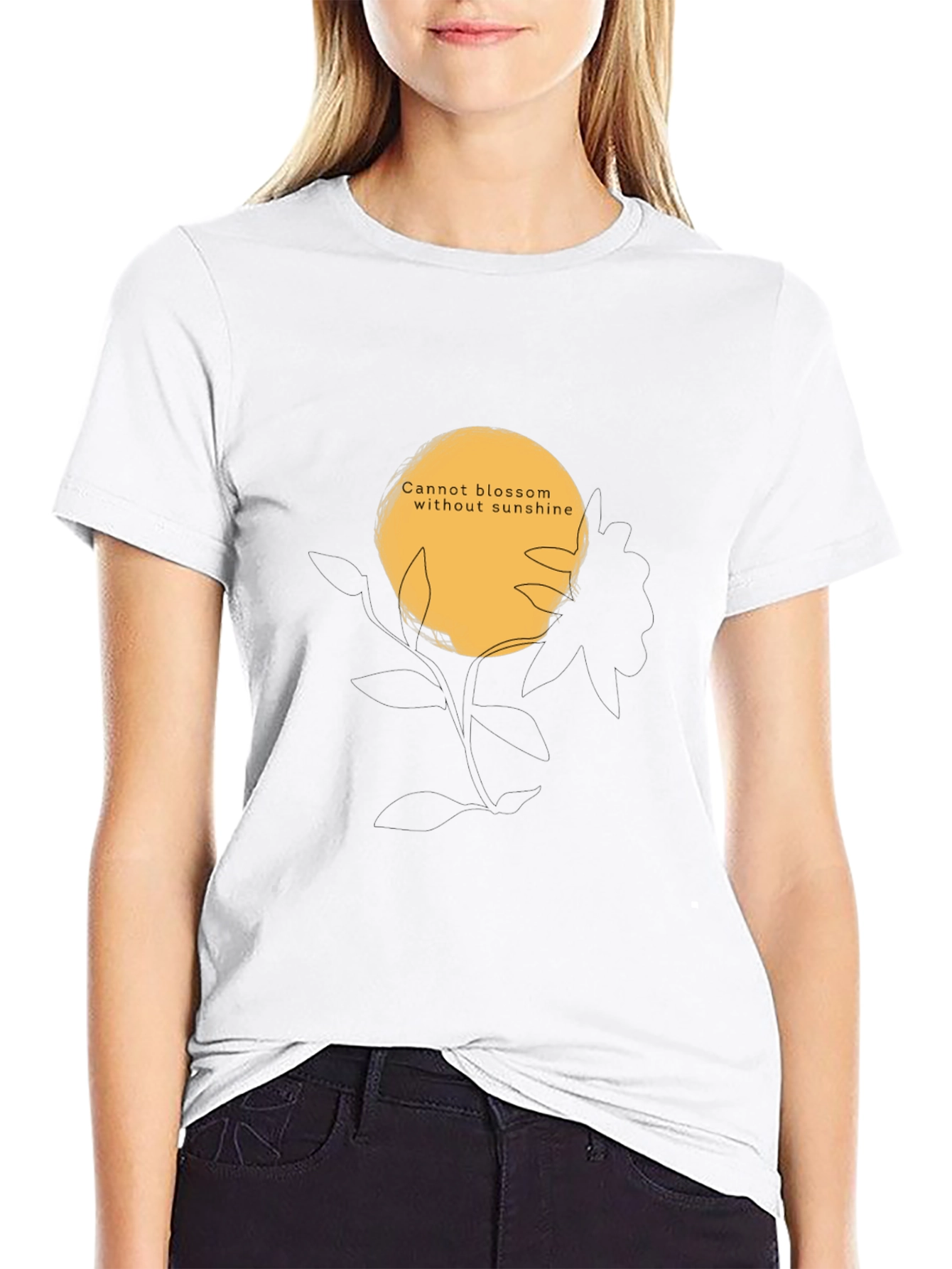 Sunshine Blossom Graphic T-Shirt
