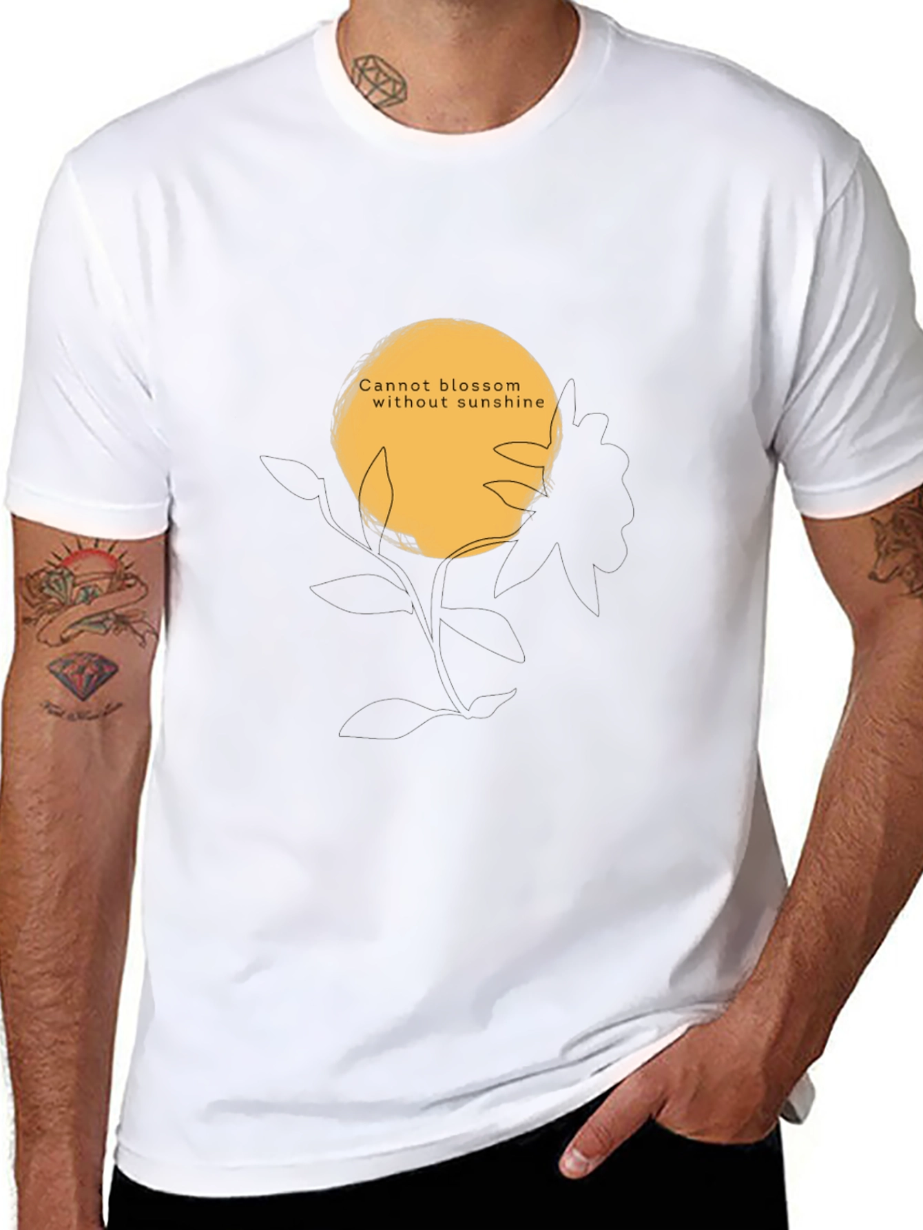 Sunshine Blossom Graphic T-Shirt