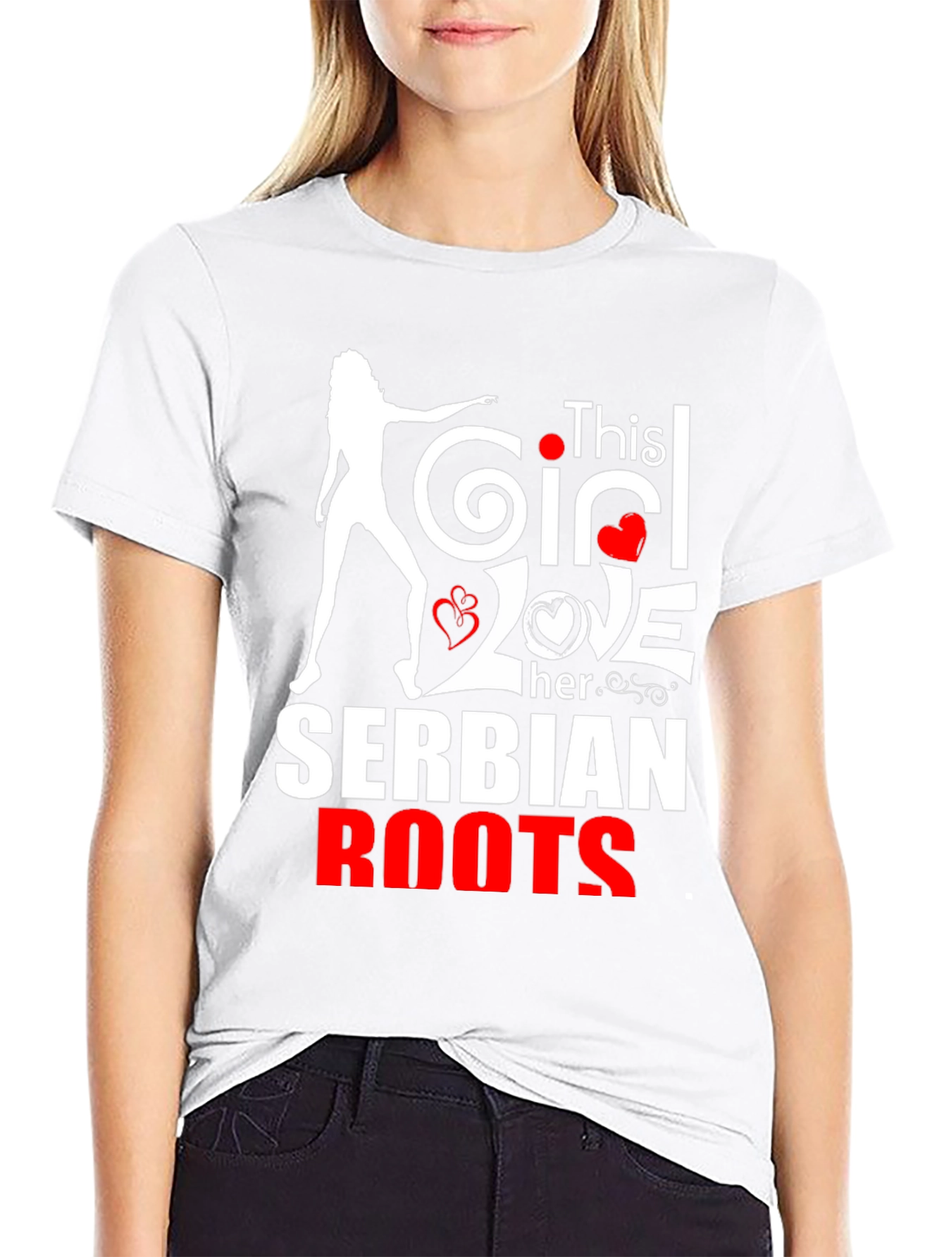 Serbian Roots Graphic T-Shirt -  Love Serbia Tee