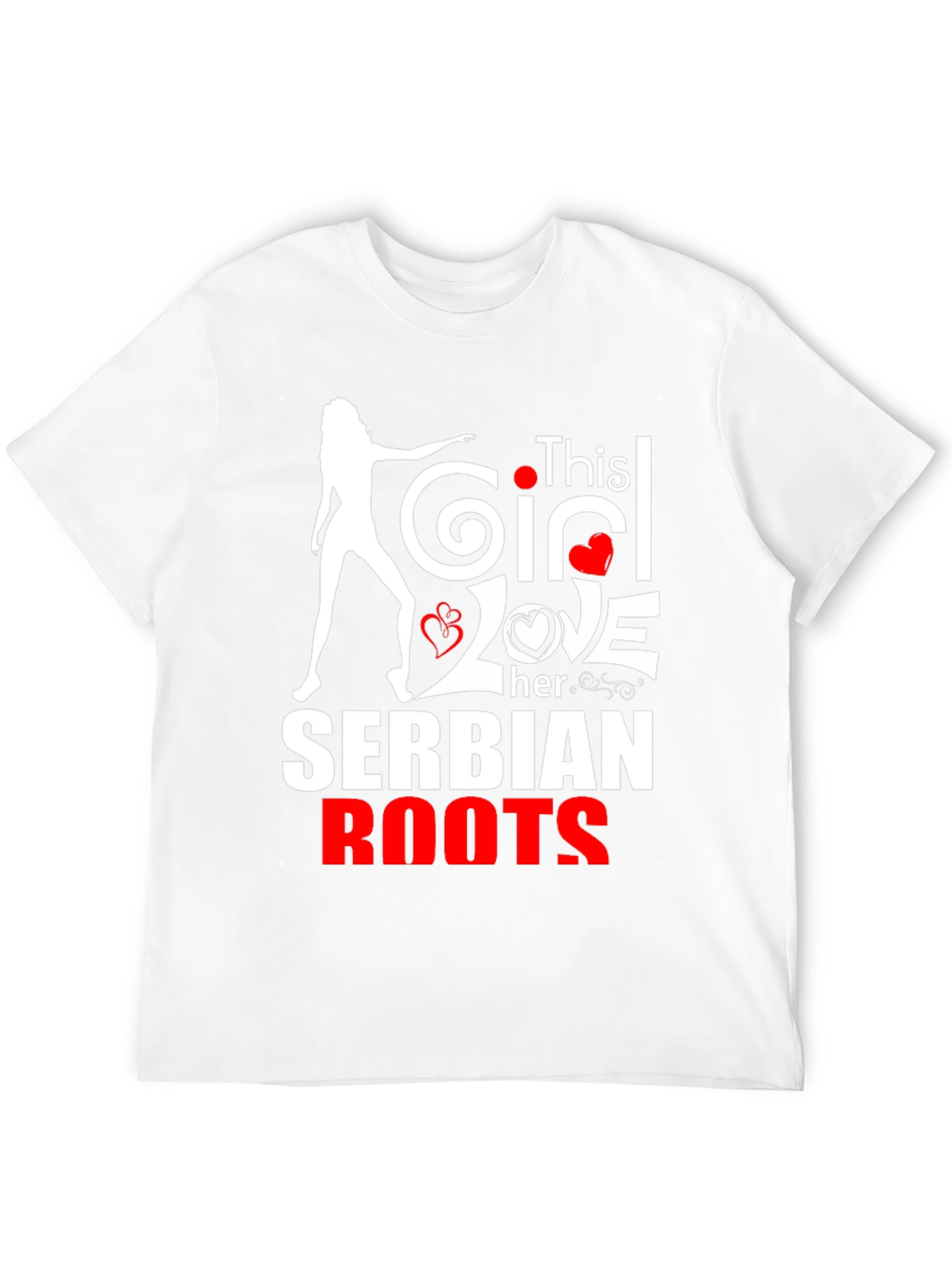 Serbian Roots Graphic T-Shirt -  Love Serbia Tee